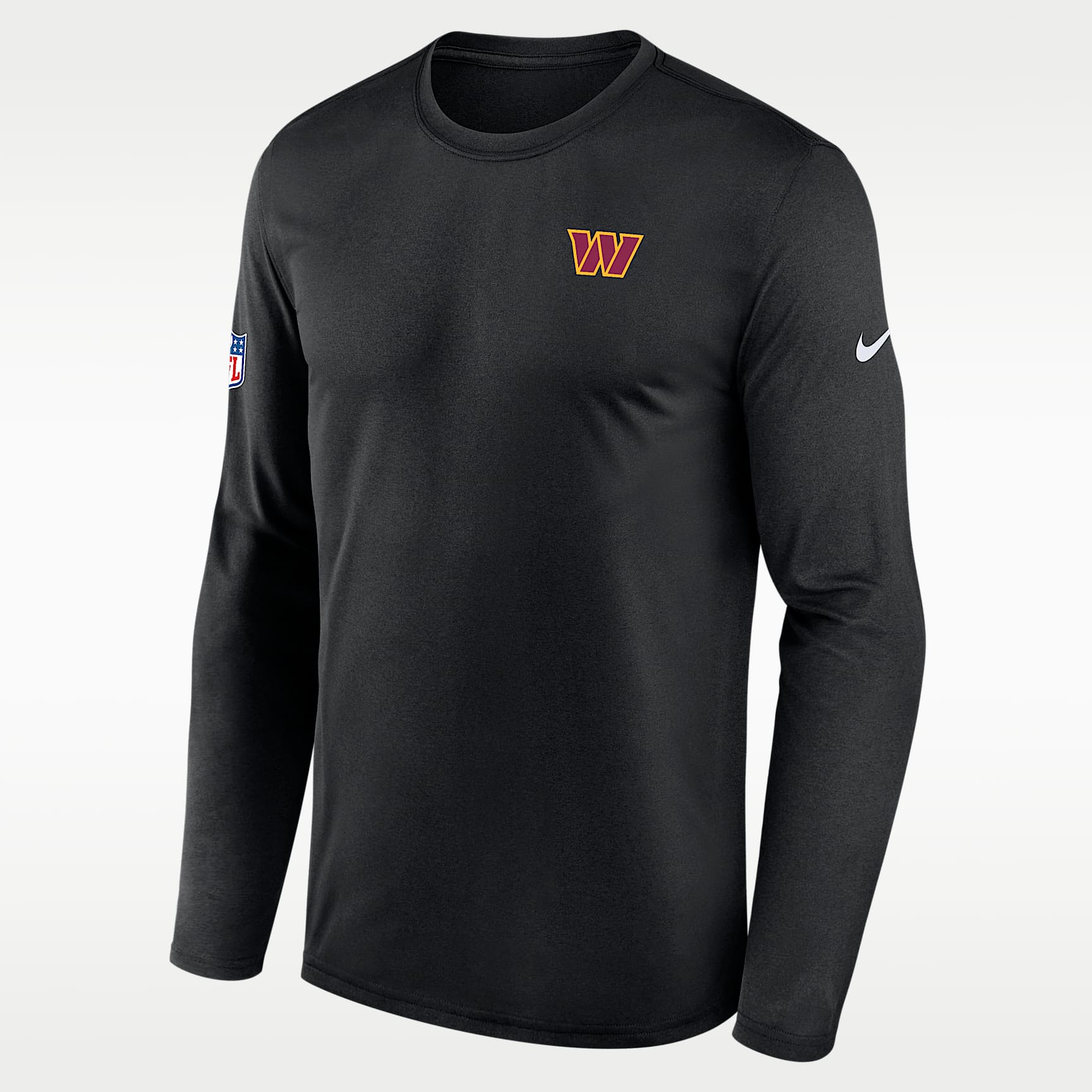 Washington Commanders Legend Small Logo Men's Nike Dri-FIT NFL Long-Sleeve T-Shirt