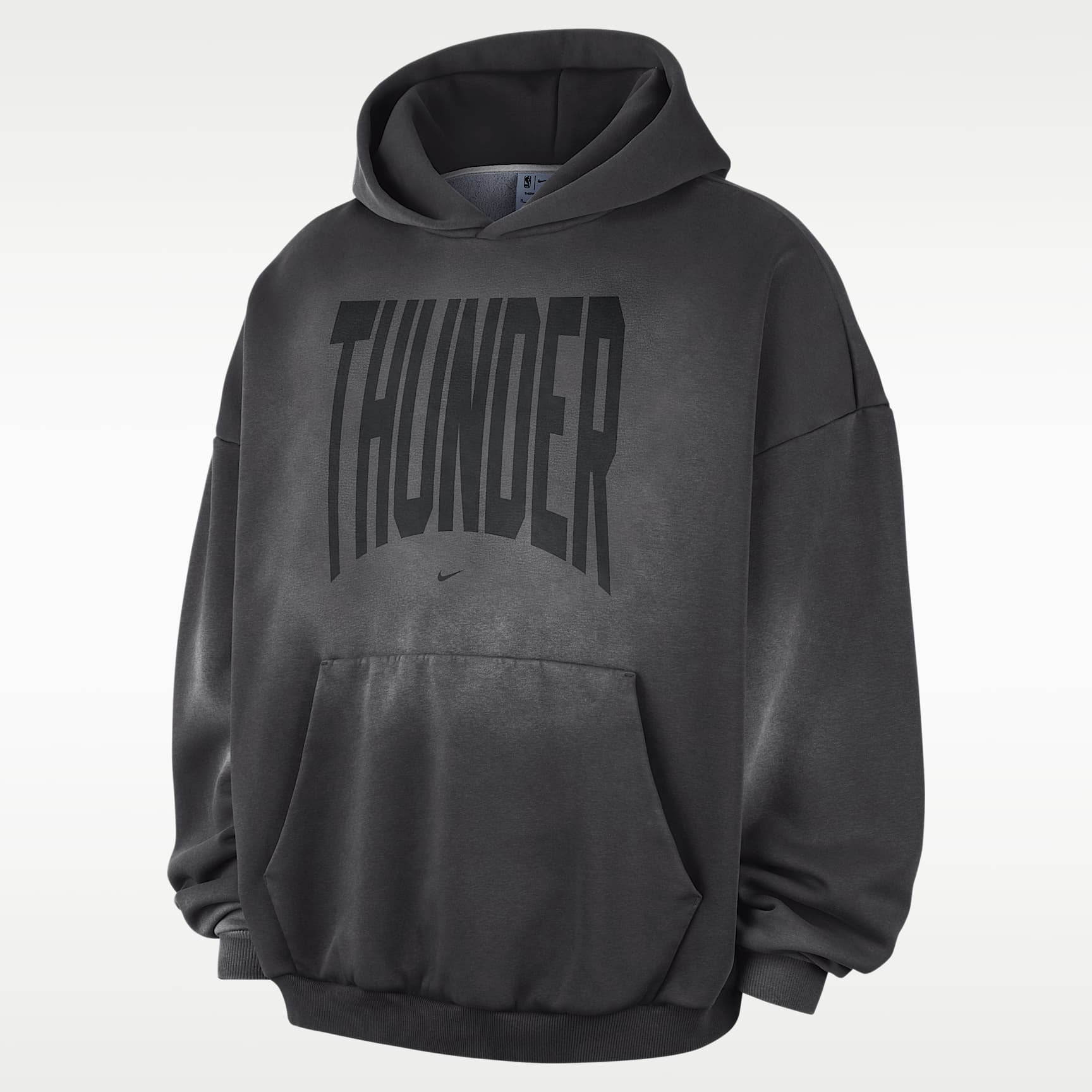Oklahoma City Thunder Standard Issue Men's Therma-FIT Fleece Basketball Pullover Hoodie