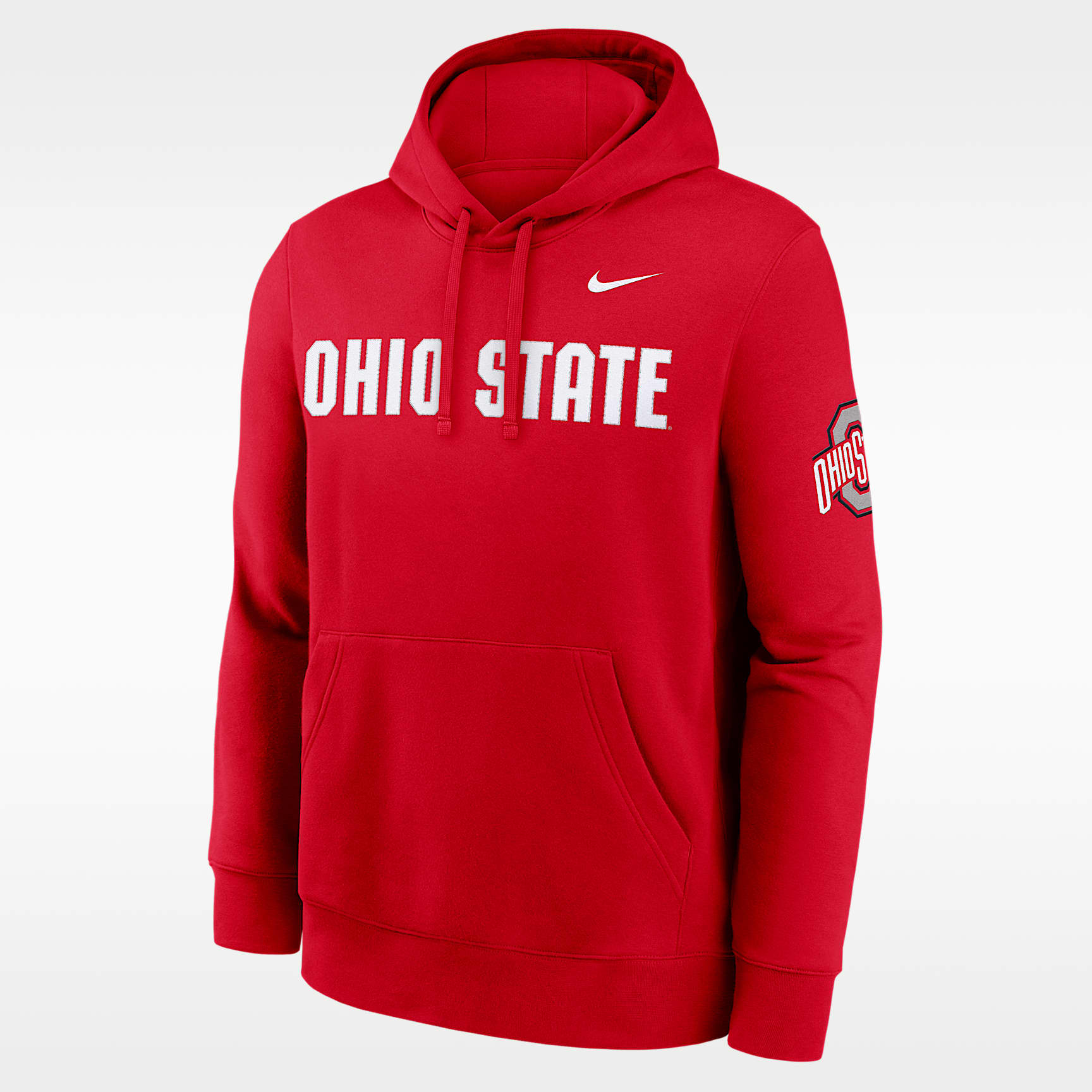 Ohio State Sideline Club Men's Nike College Pullover Hoodie