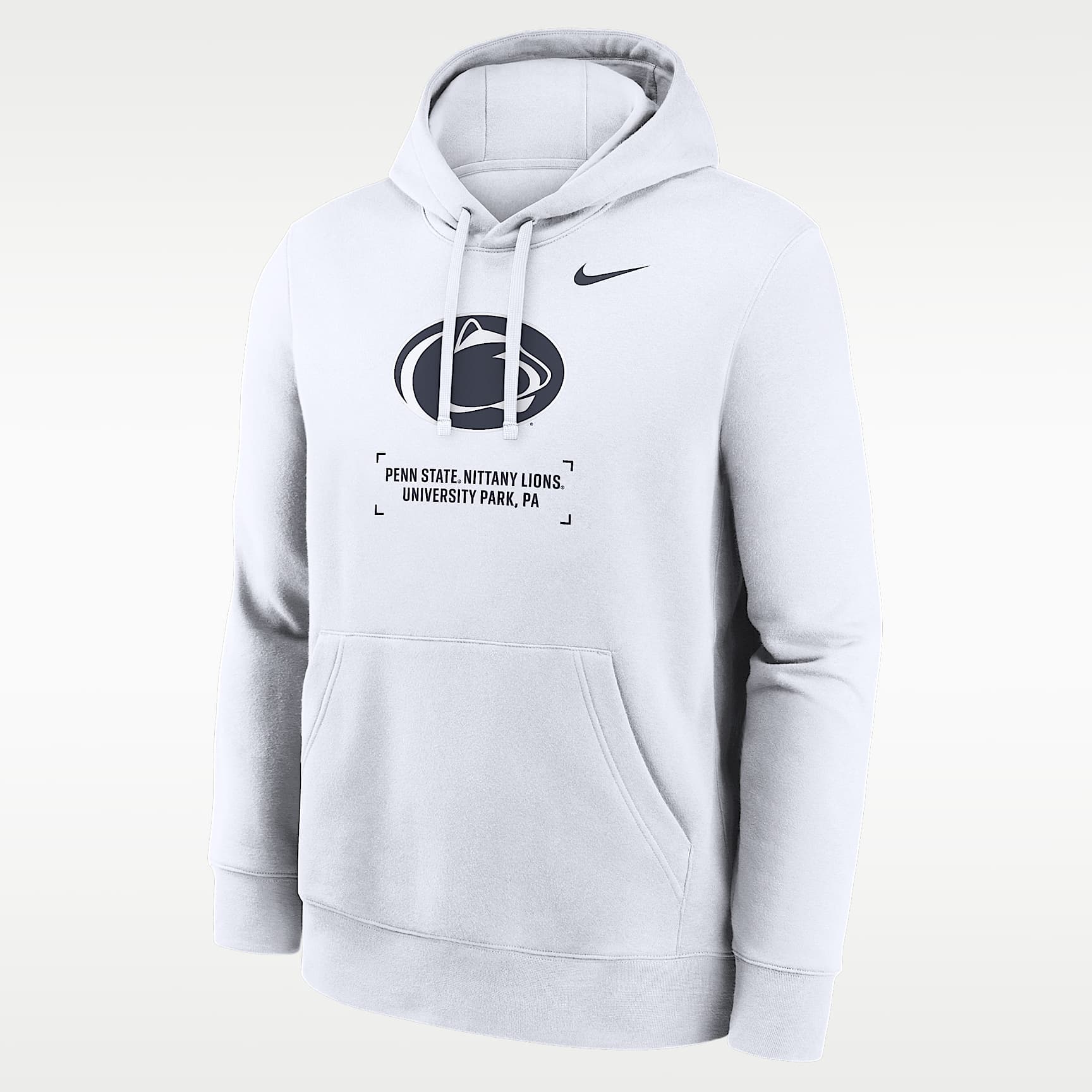 Sudadera con gorro sin cierre universitaria Nike para hombre Penn State Club Basketball 2-Hit