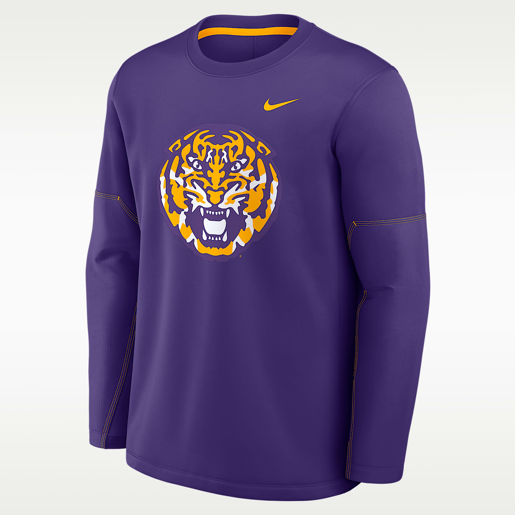 LSU Sideline Coaches Men's Nike Therma-FIT College Long-Sleeve T-Shirt