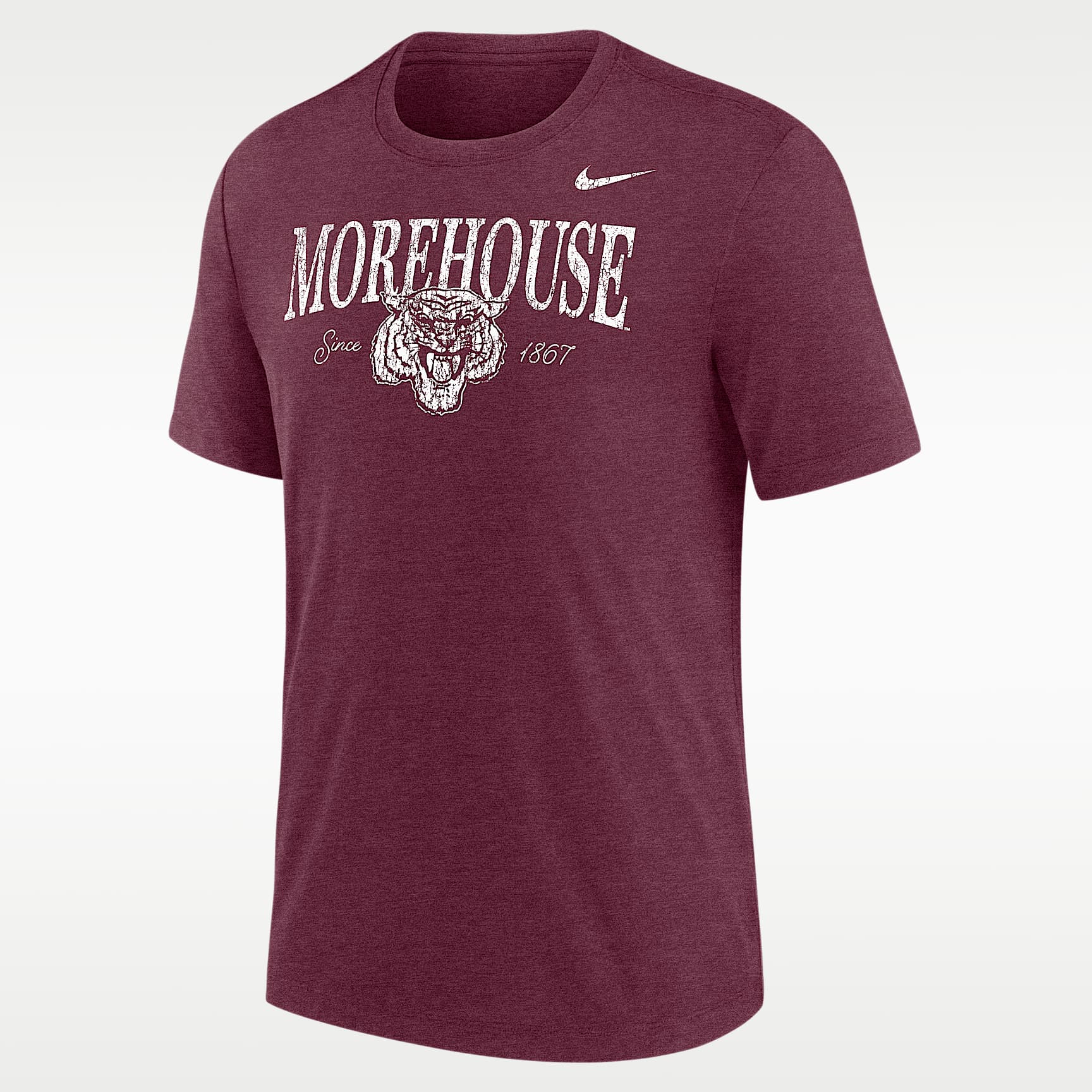 Nike College (Morehouse College) Men's Tri-Blend Short-Sleeve T-Shirt