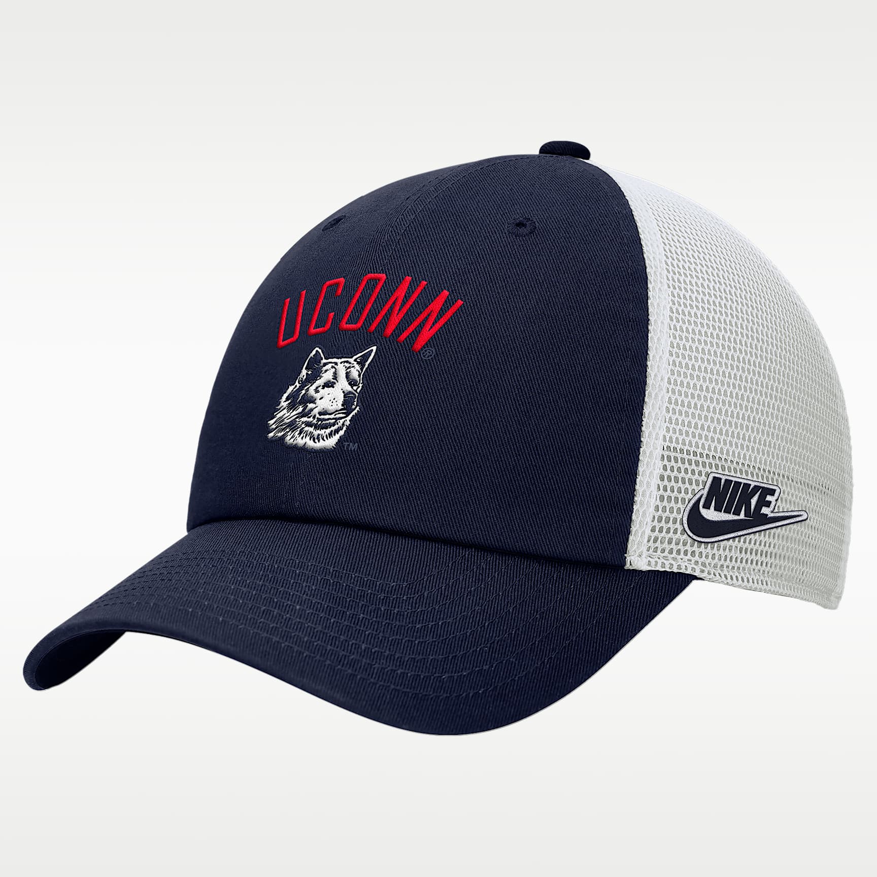 Nike College (UConn) Unstructured Trucker Cap