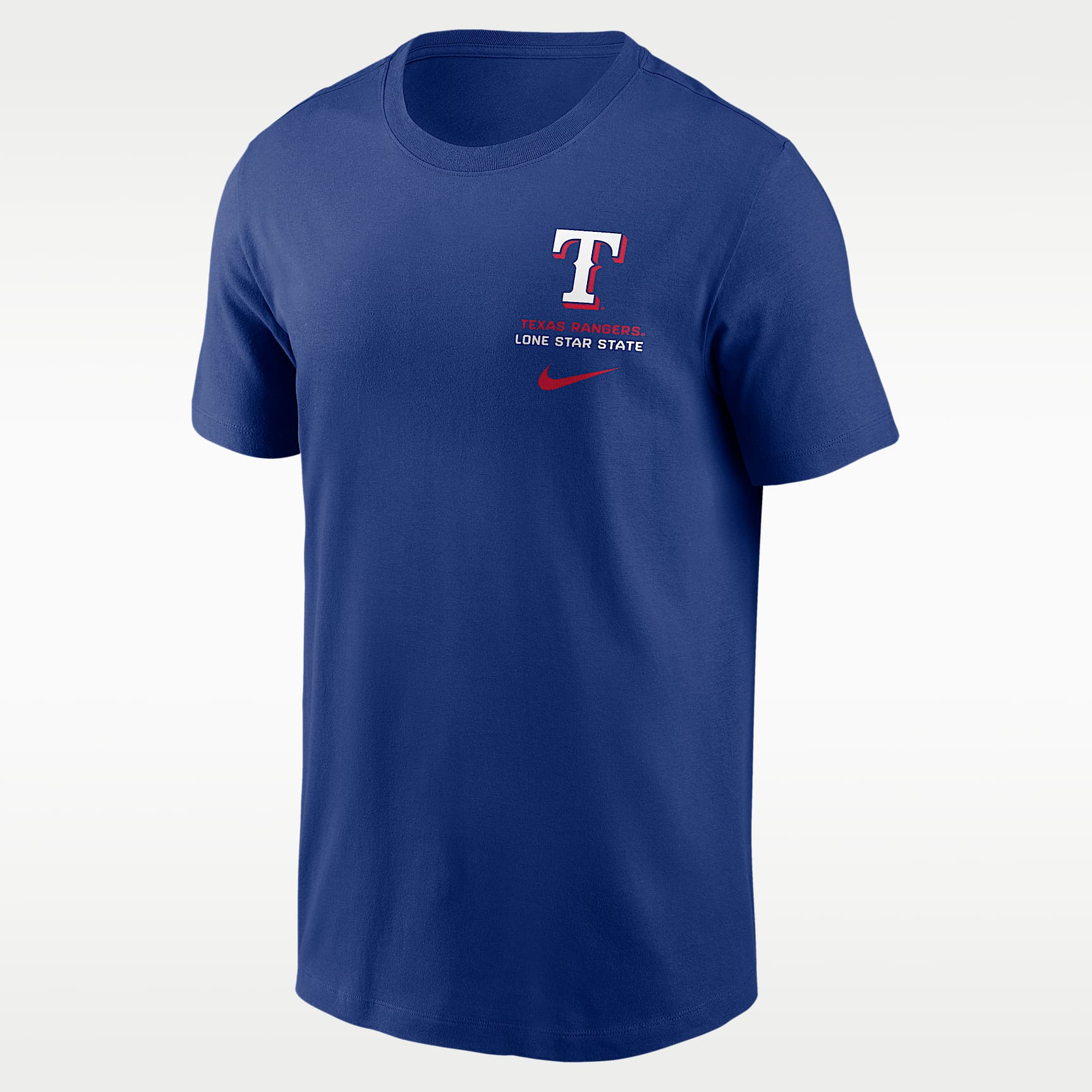 Texas Rangers 2-Hit Men's Nike MLB T-Shirt