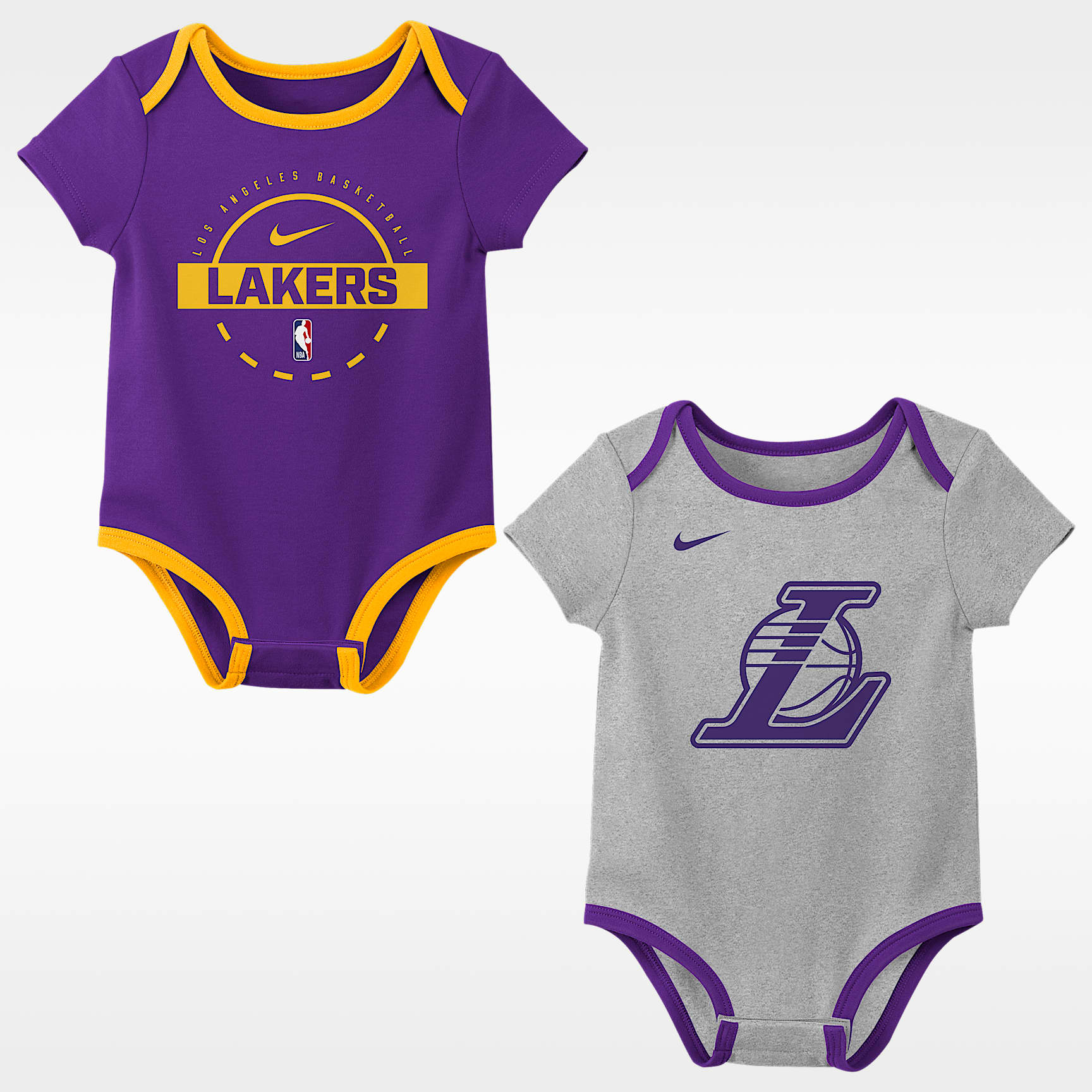 Los Angeles Lakers Baby NBA Bodysuits (2-Pack)