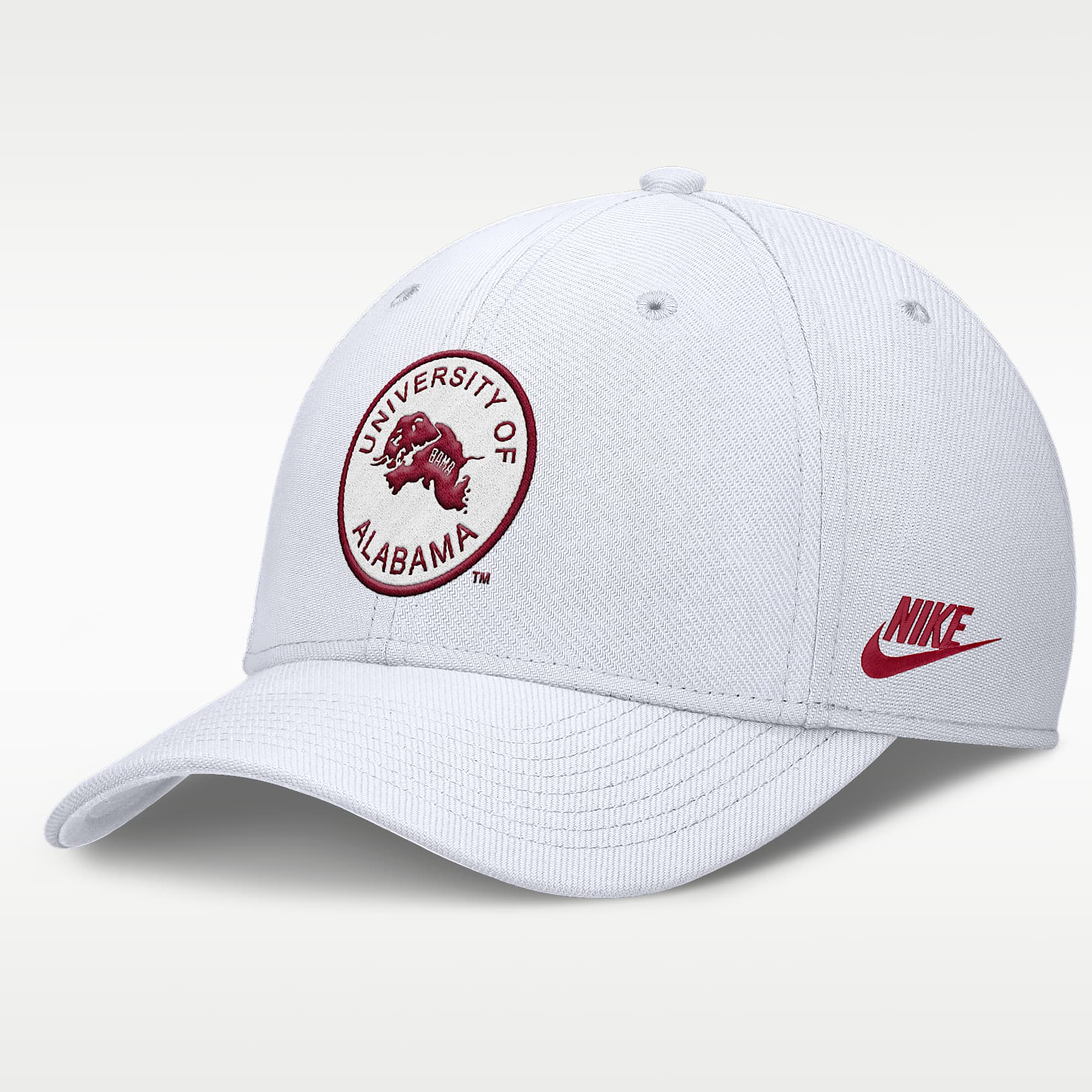 Gorra universitaria Nike Dri-FIT para hombre Alabama Primetime Rise Academic