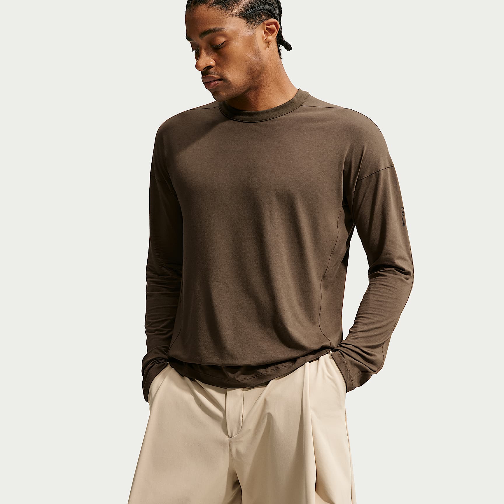 Nike 24.7 ImpossiblySoft Light Men's Dri-FIT Long-Sleeve Top