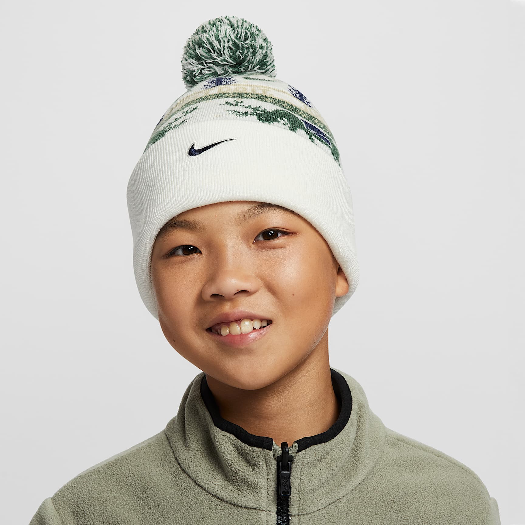 Gorro con dobladillo estándar para niños talla grande Nike Peak