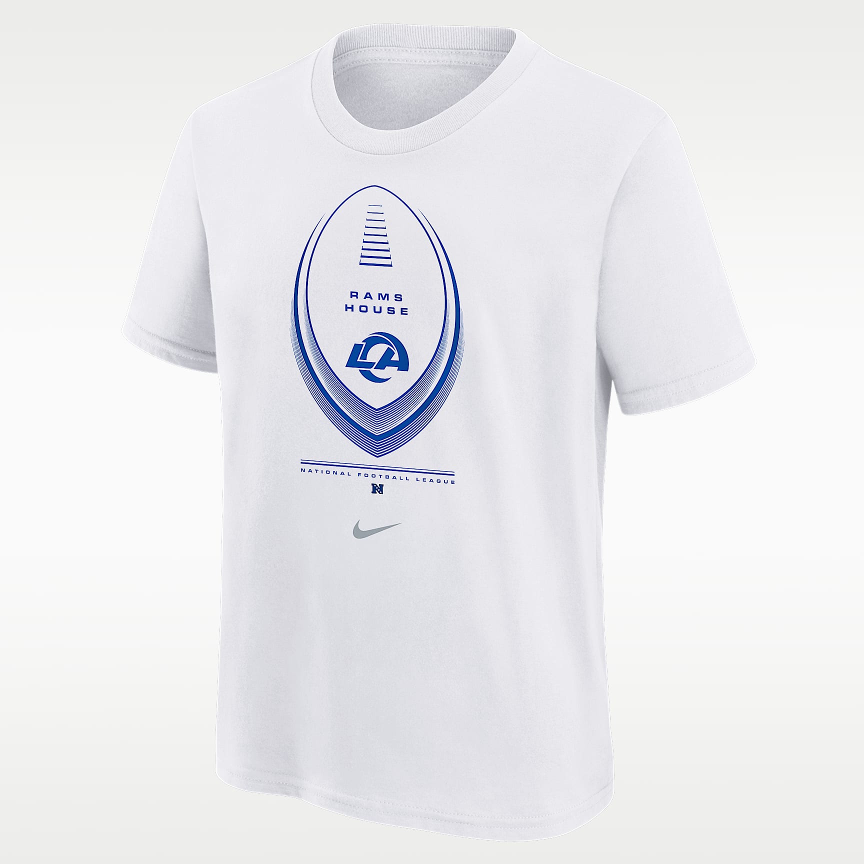 Playera Nike Dri-FIT de la NFL para niños talla grande Los Angeles Rams Icon Legend Edition
