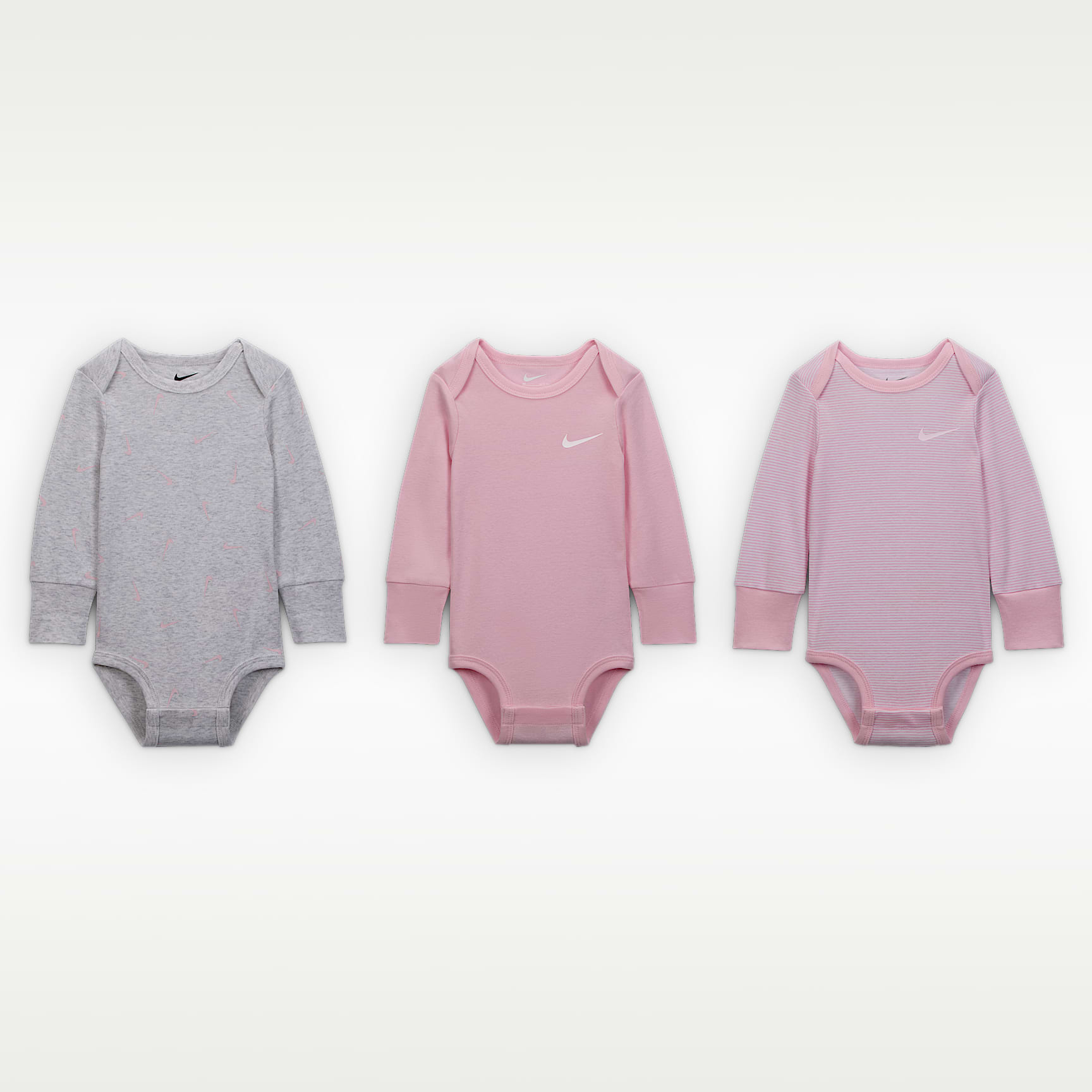 Nike Baby Essentials Langarmbodys (Babys, 3er-Pack)