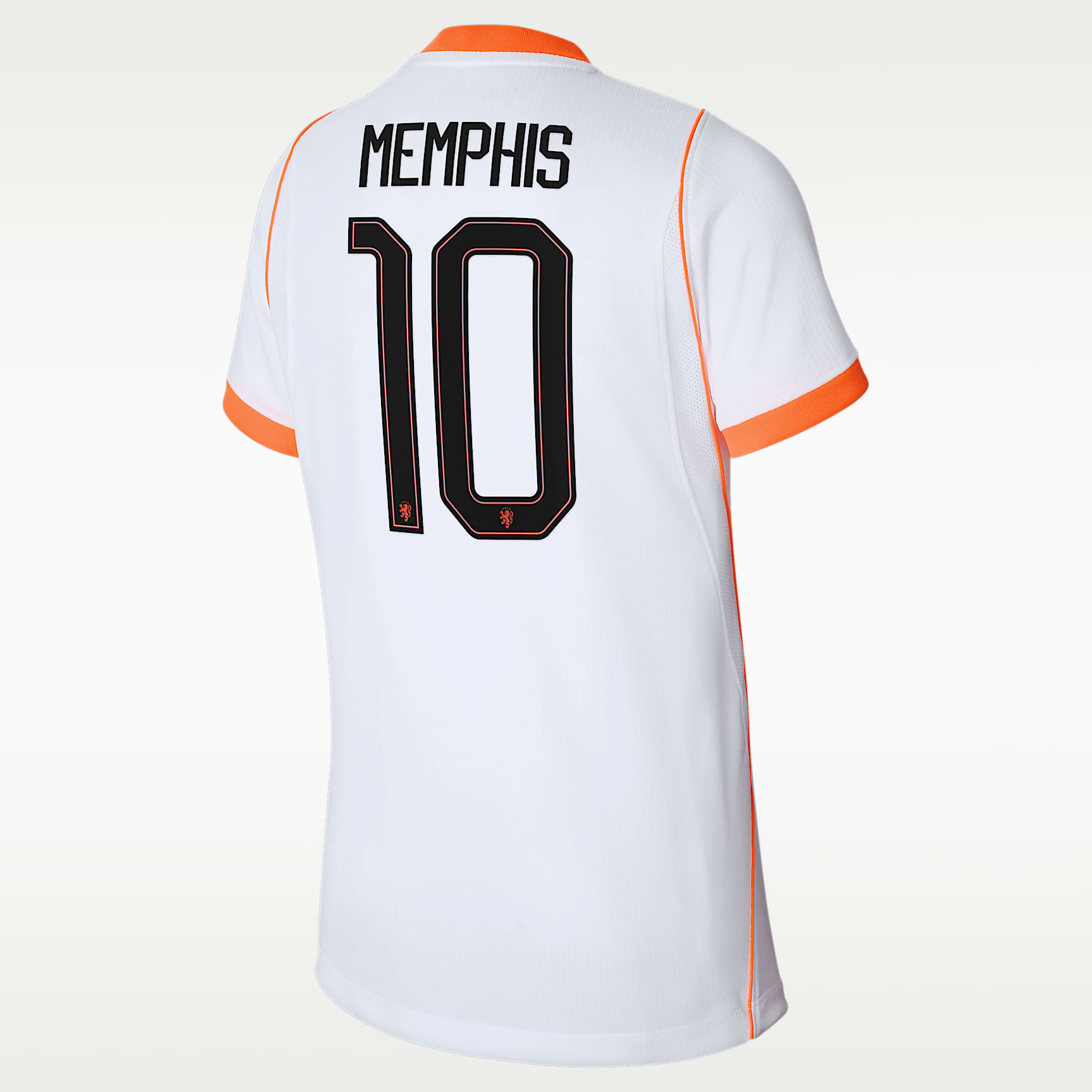 Memphis Depay Netherlands National Team 2026 Stadium Away Big Kids' Nike Dri-FIT Soccer Jersey