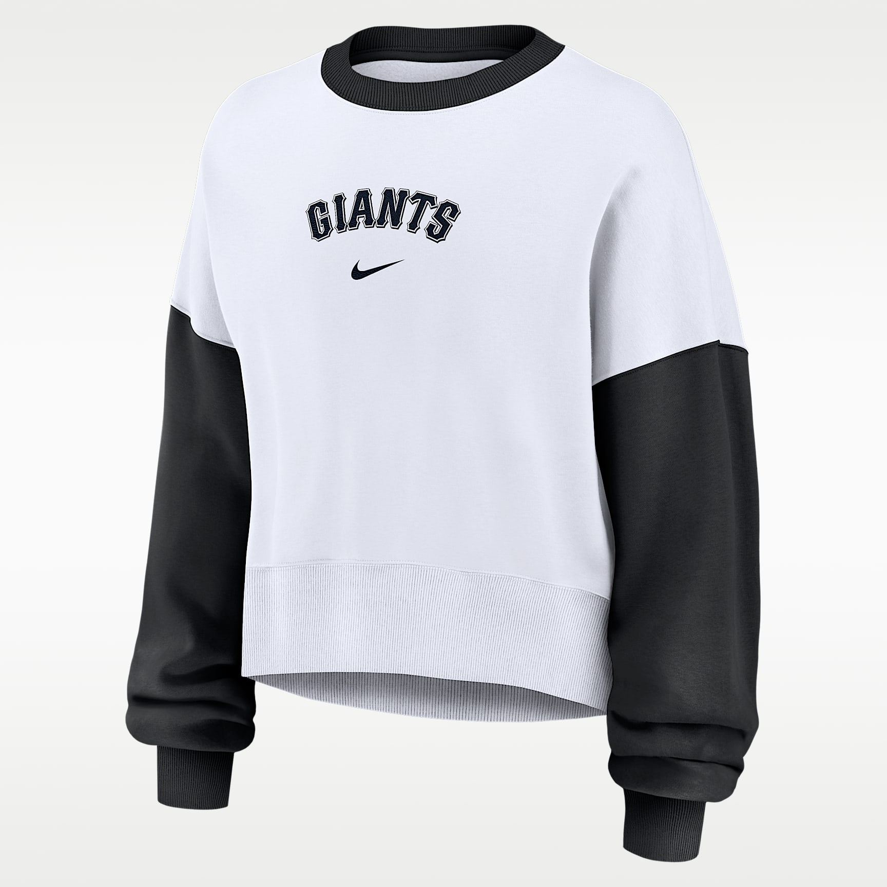 Sudadera de cuello redondo sin cierre Nike de la MLB para mujer San Francisco Giants Primary