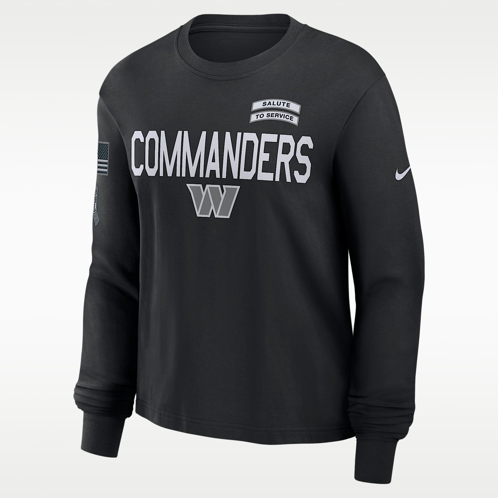 Washington Commanders Salute to Service Sideline Women's Nike Dri-FIT NFL Long-Sleeve T-Shirt