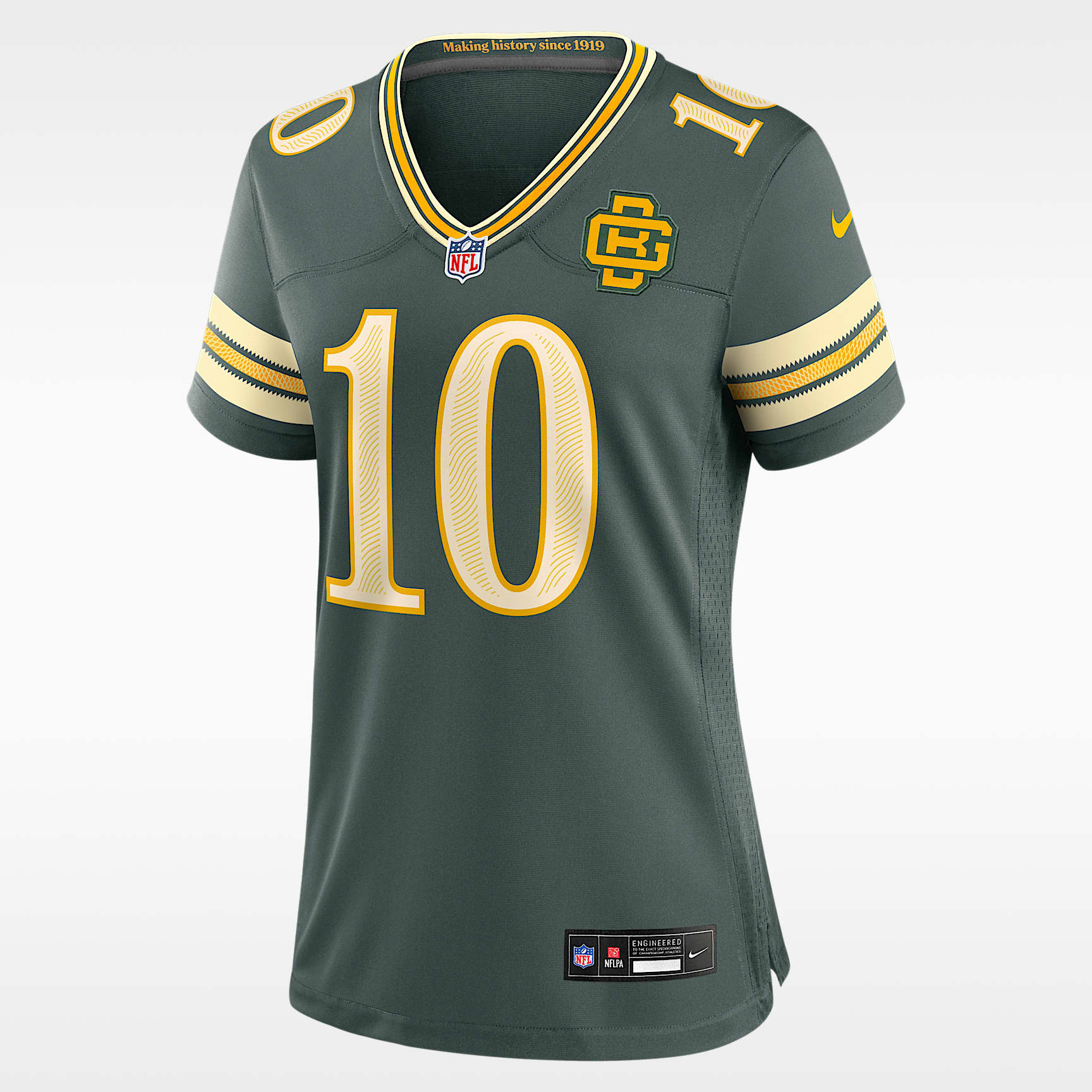 Jordan Love Green Bay Packers Rivalries Collection Women's Nike NFL Game Jersey