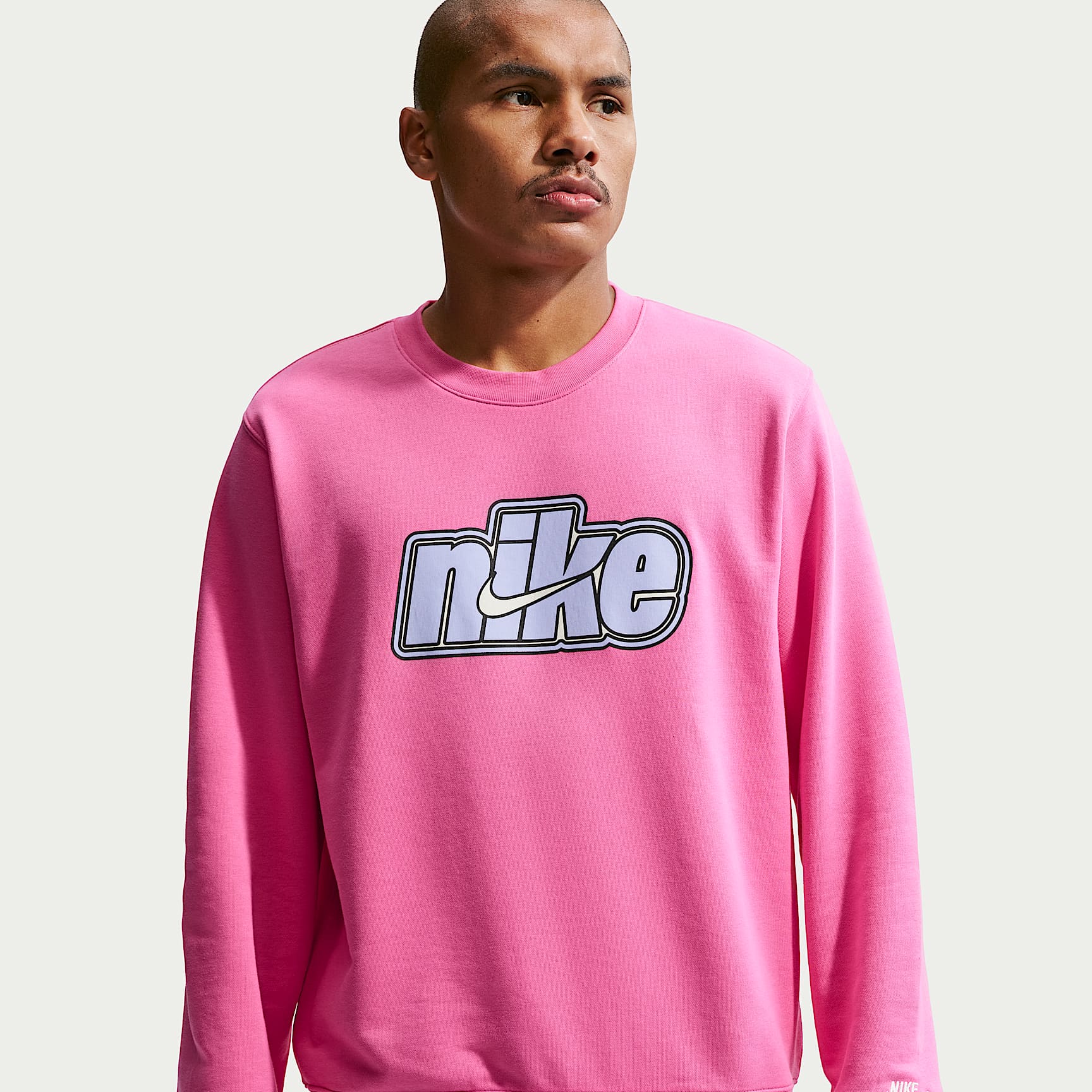 Nike Sportswear Club Men's French-Terry Crew-Neck Sweatshirt