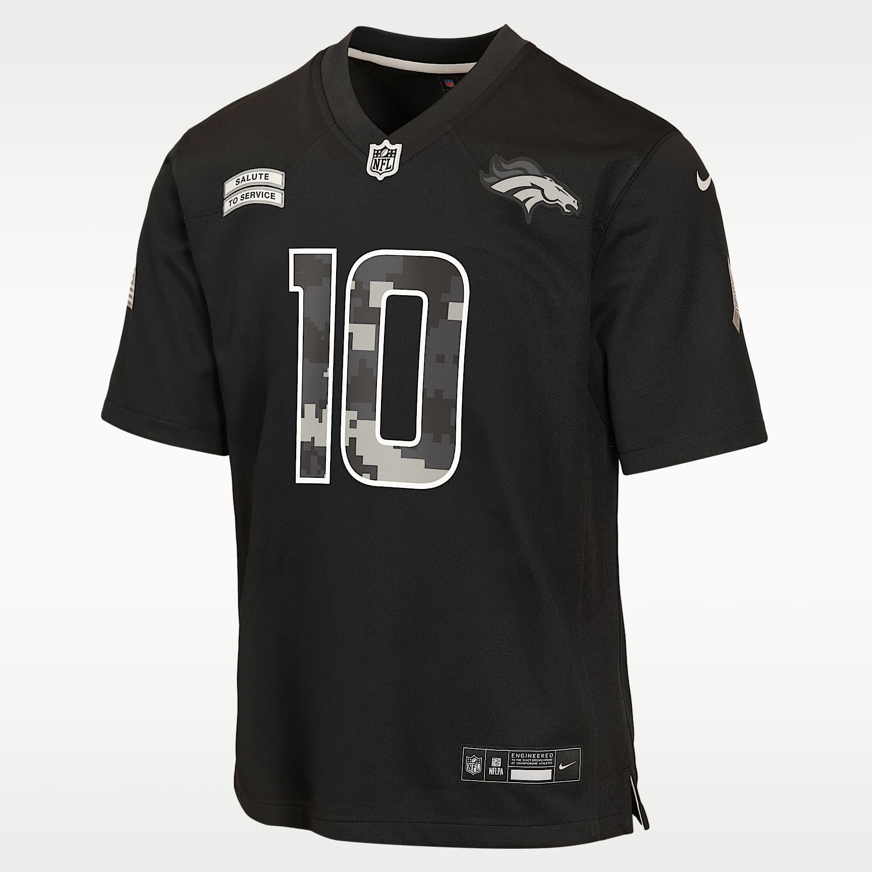 Bo Nix Denver Broncos Salute to Service Big Kids' Nike NFL Game Jersey