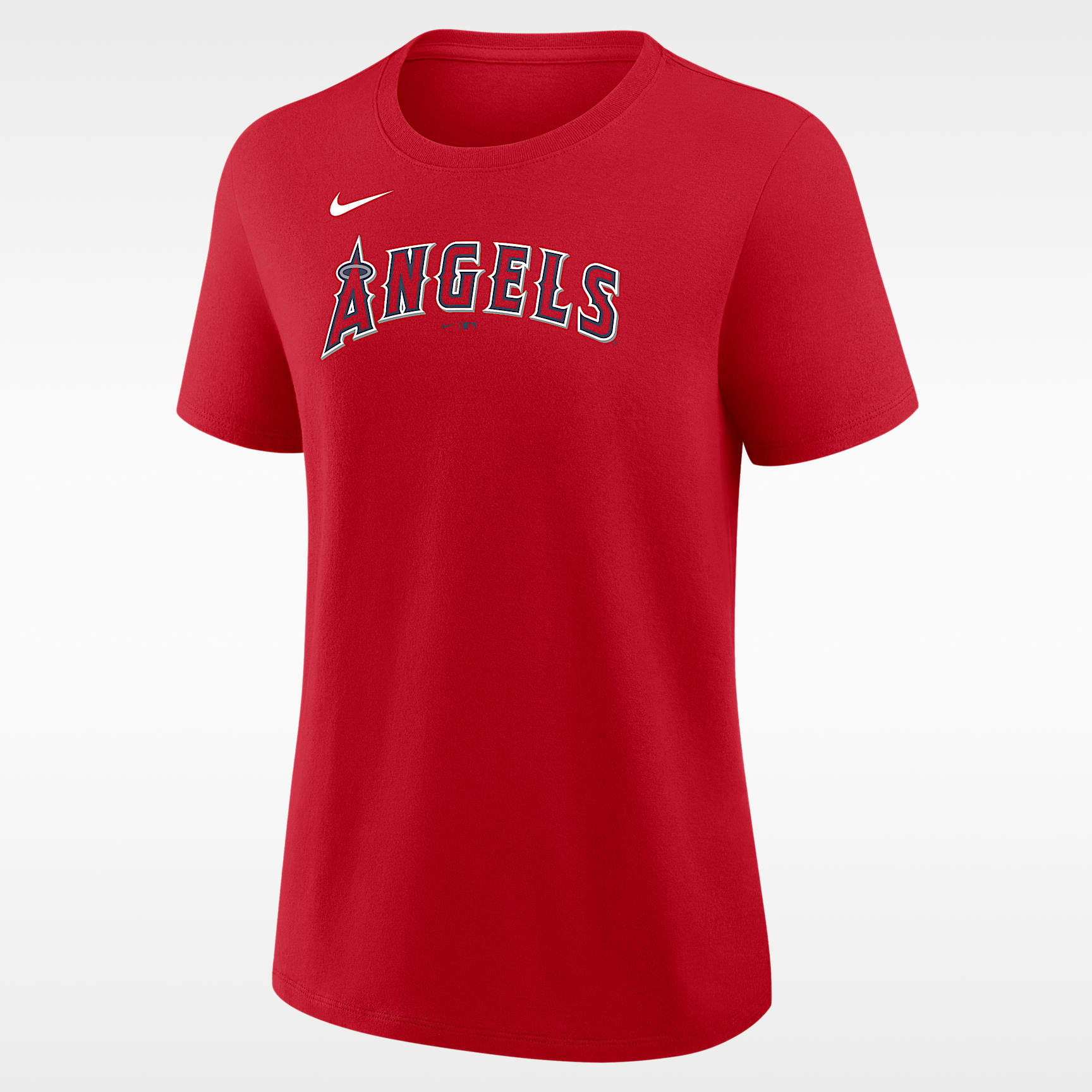 Playera Nike de la MLB para mujer Mike Trout Los Angeles Angels