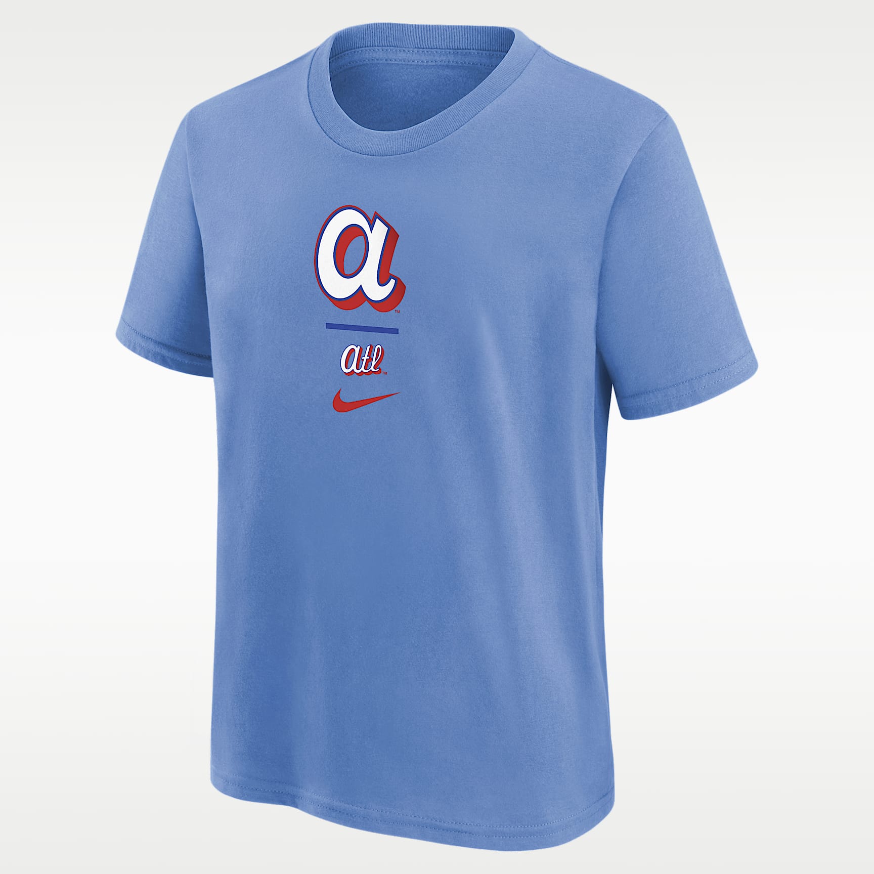 Playera Nike de la MLB para niños talla grande Atlanta Braves City Connect
