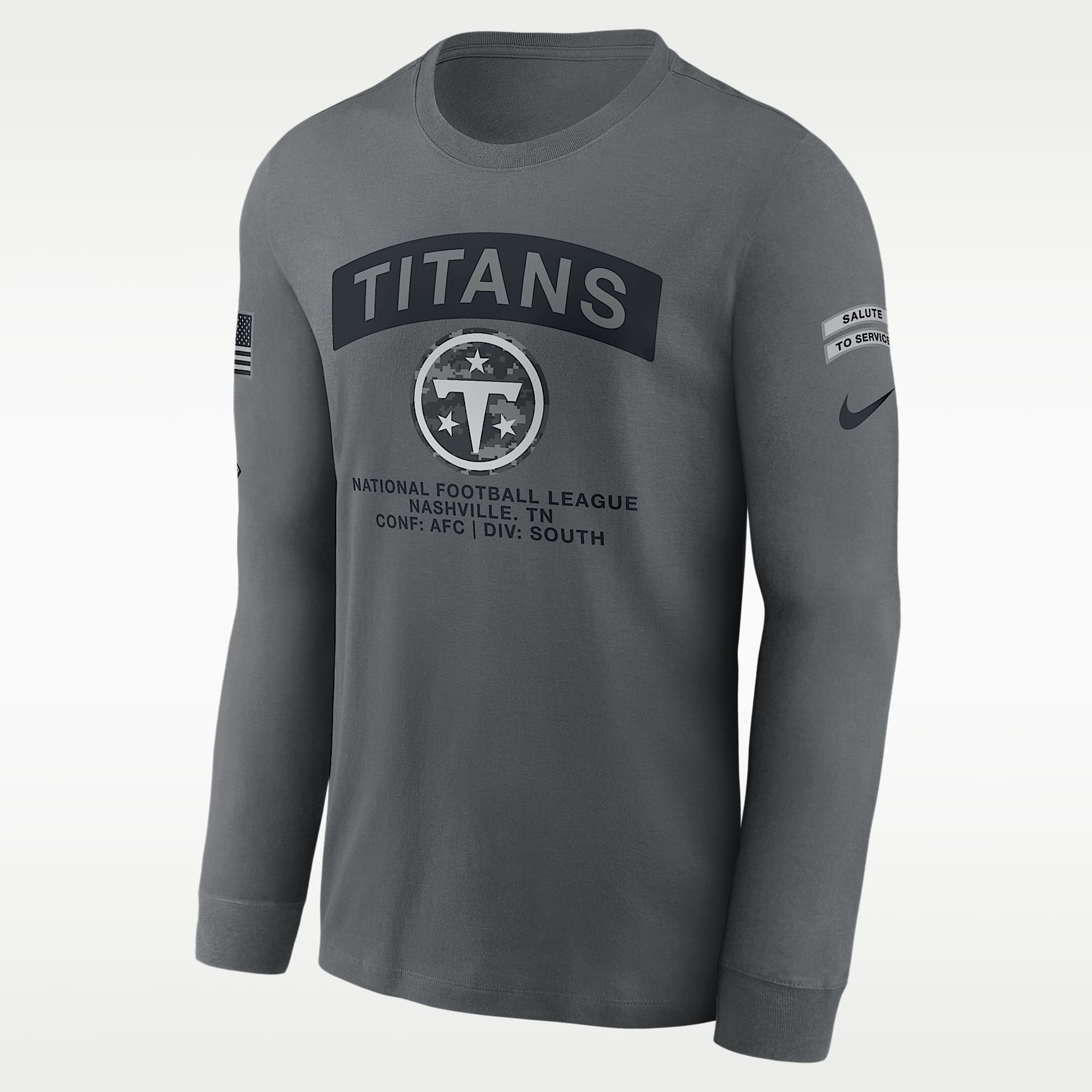 Tennessee Titans Salute to Service Men's Nike NFL Long-Sleeve T-Shirt