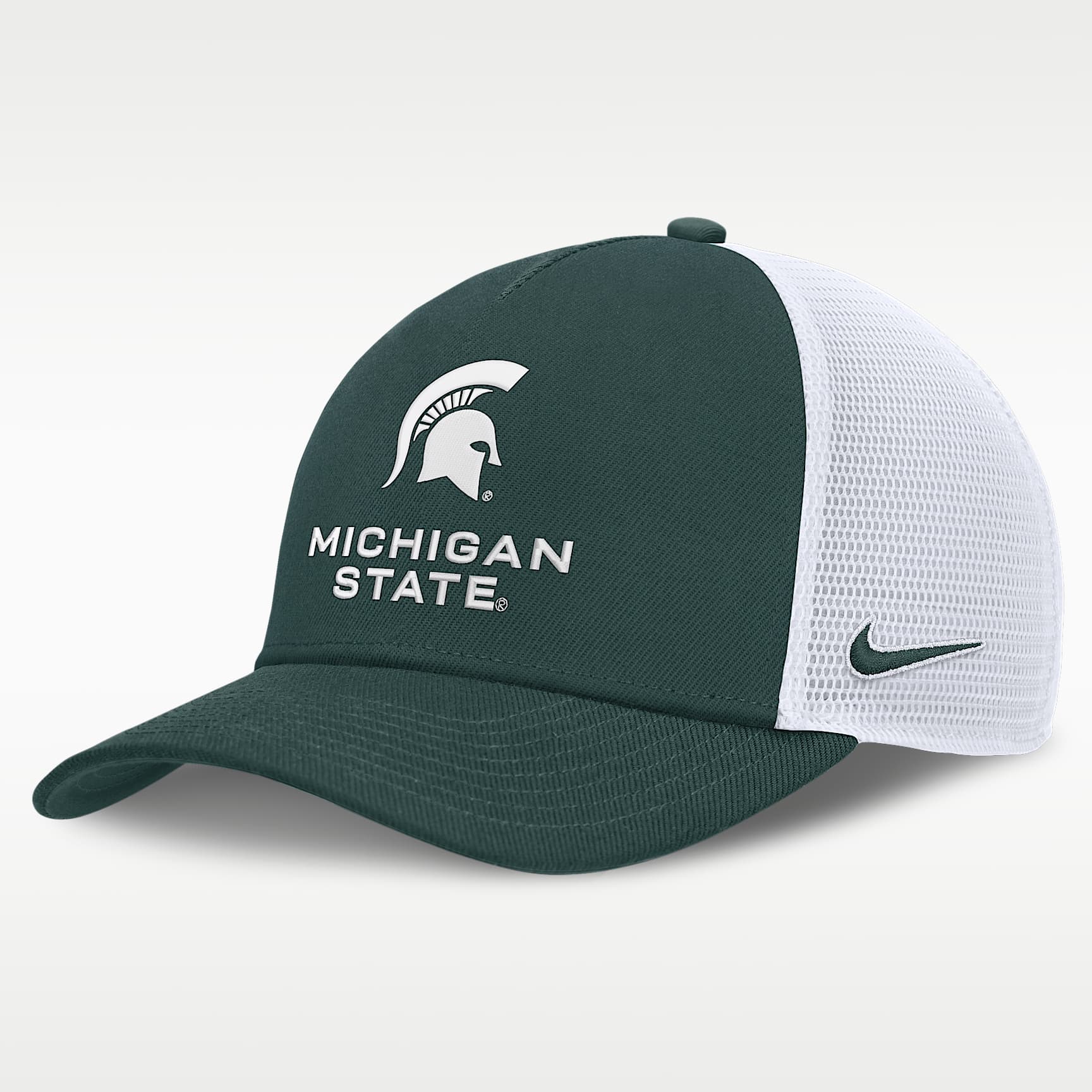 Michigan State Sideline Rise Gameday Men's Nike College Trucker Adjustable Hat