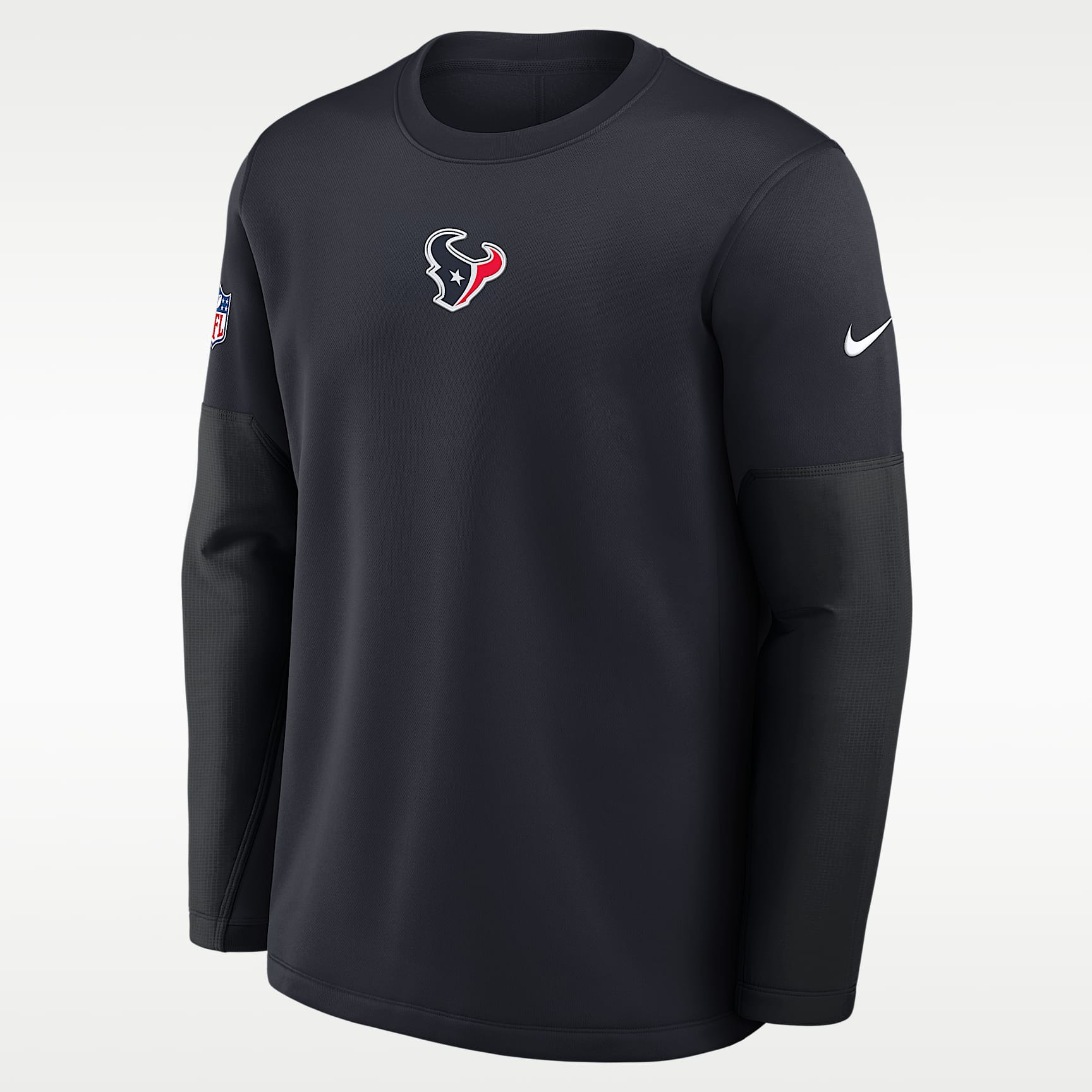 Houston Texans Scripted To Win Sideline Coach Men's Nike Therma-FIT NFL Long-Sleeve T-Shirt