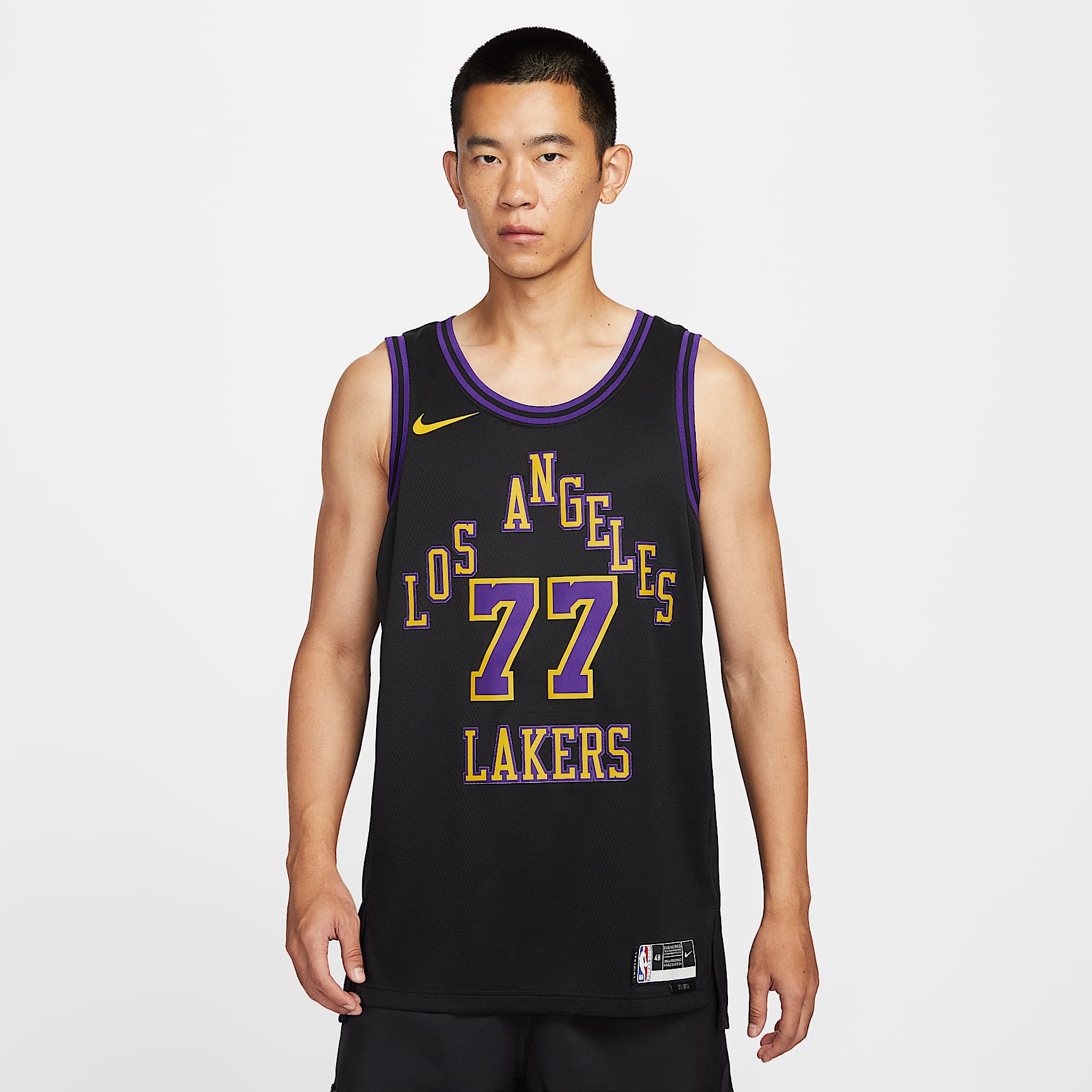Los Angeles Lakers City Edition Nike Dri-FIT NBA Swingman-drakt til herre