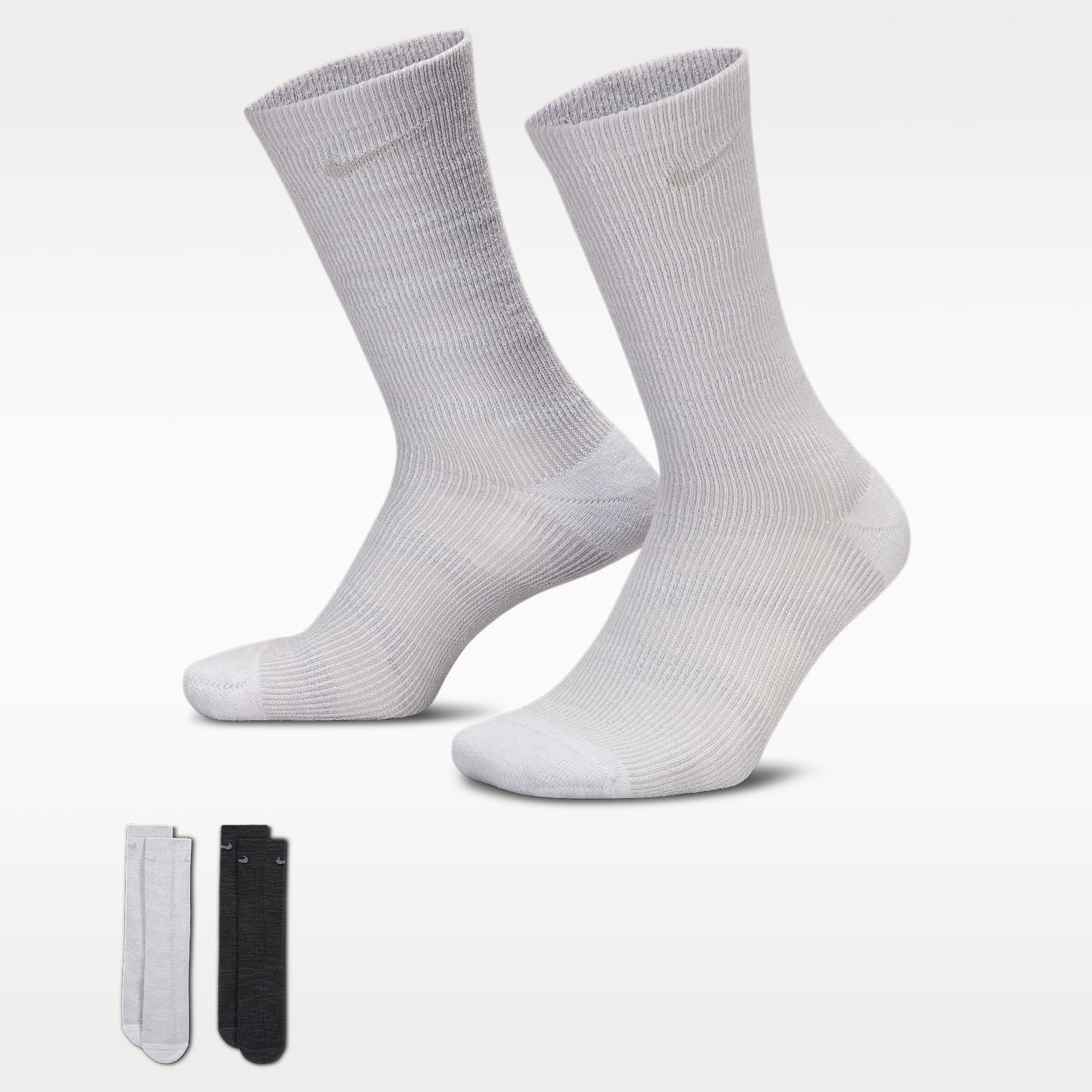 Nike Everyday Cushioned Crew Socks (2 Pairs)