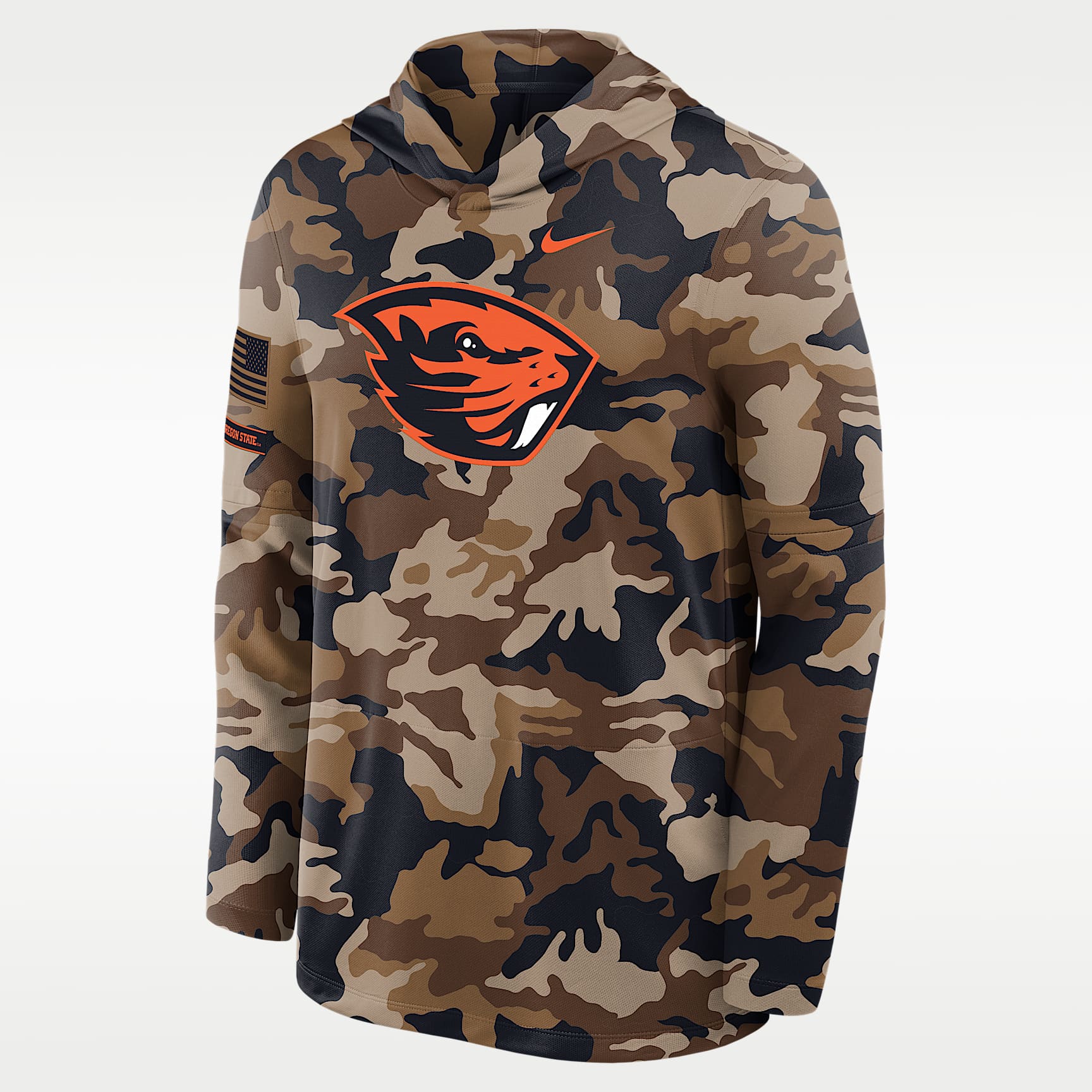 Oregon State Beavers Military Appreciation Men's Nike Dri-FIT College Pullover Hoodie
