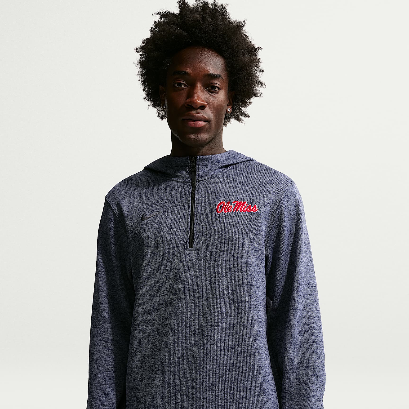 Ole Miss Rebels Nike NCAA Men's Basketball Coaches' Pullover Hoodie