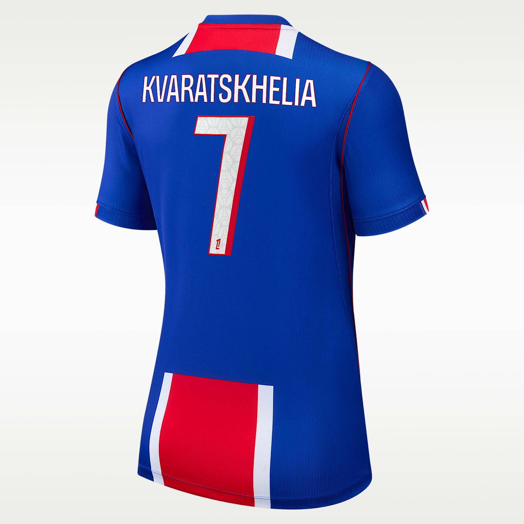 Khvicha Kvaratskhelia Paris Saint-Germain 2026/27 Stadium Home Women's Nike Dri-FIT Soccer Jersey