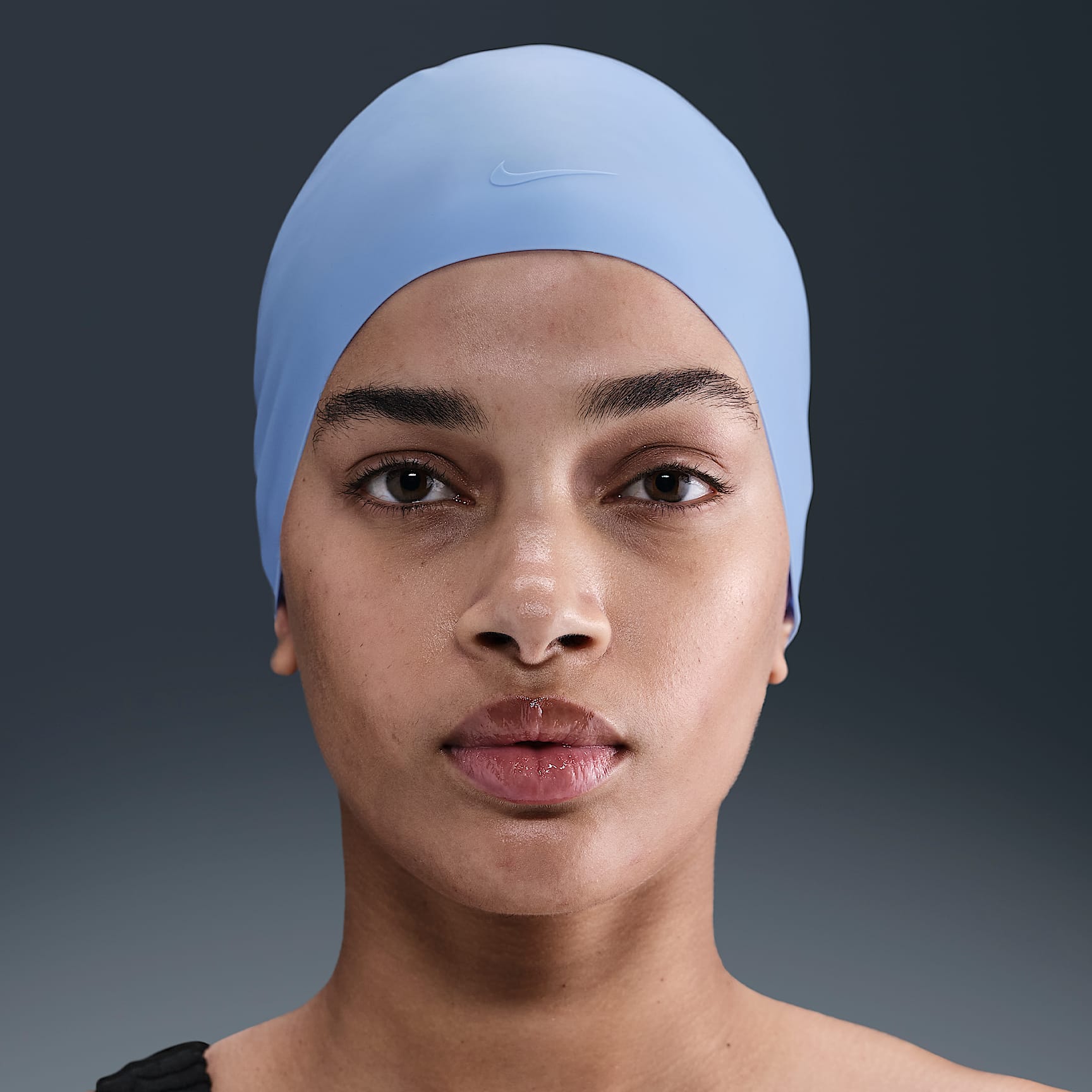 Gorra de silicón para pelo largo Nike Swim