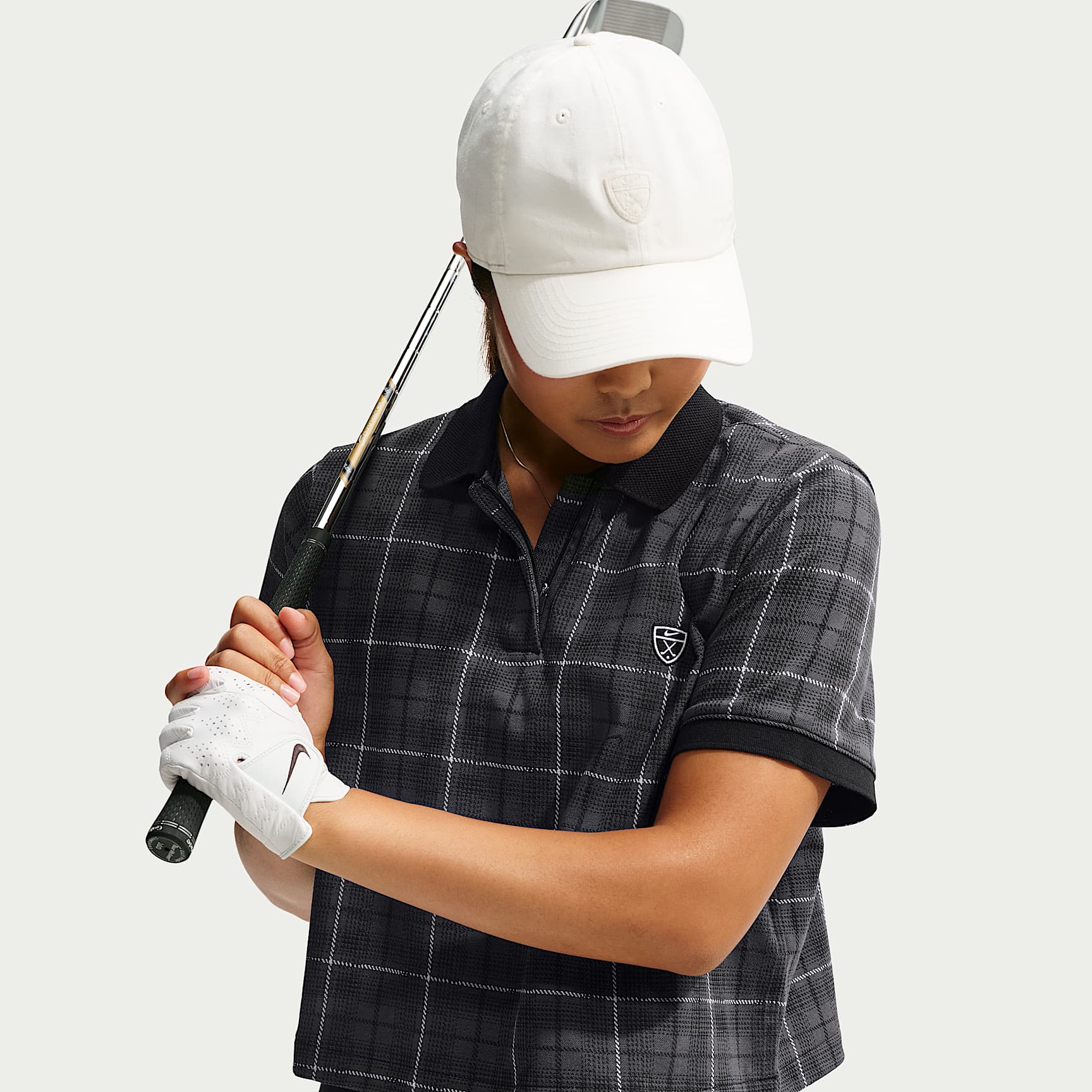Nike Fairway Fresh Women's Dri-FIT Tartan Golf Polo