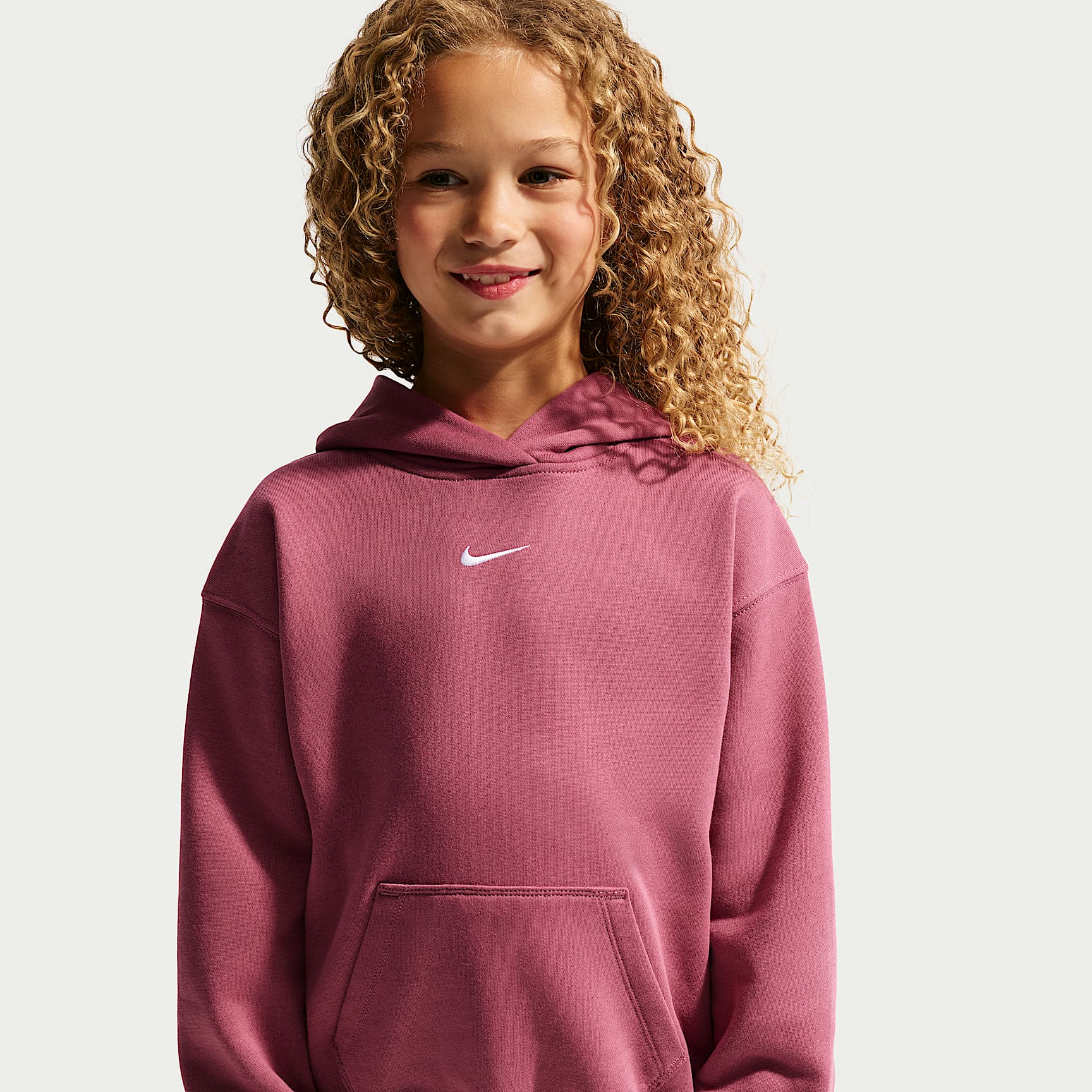 Nike Sportswear Little Kids' Studio Fleece Pullover Hoodie