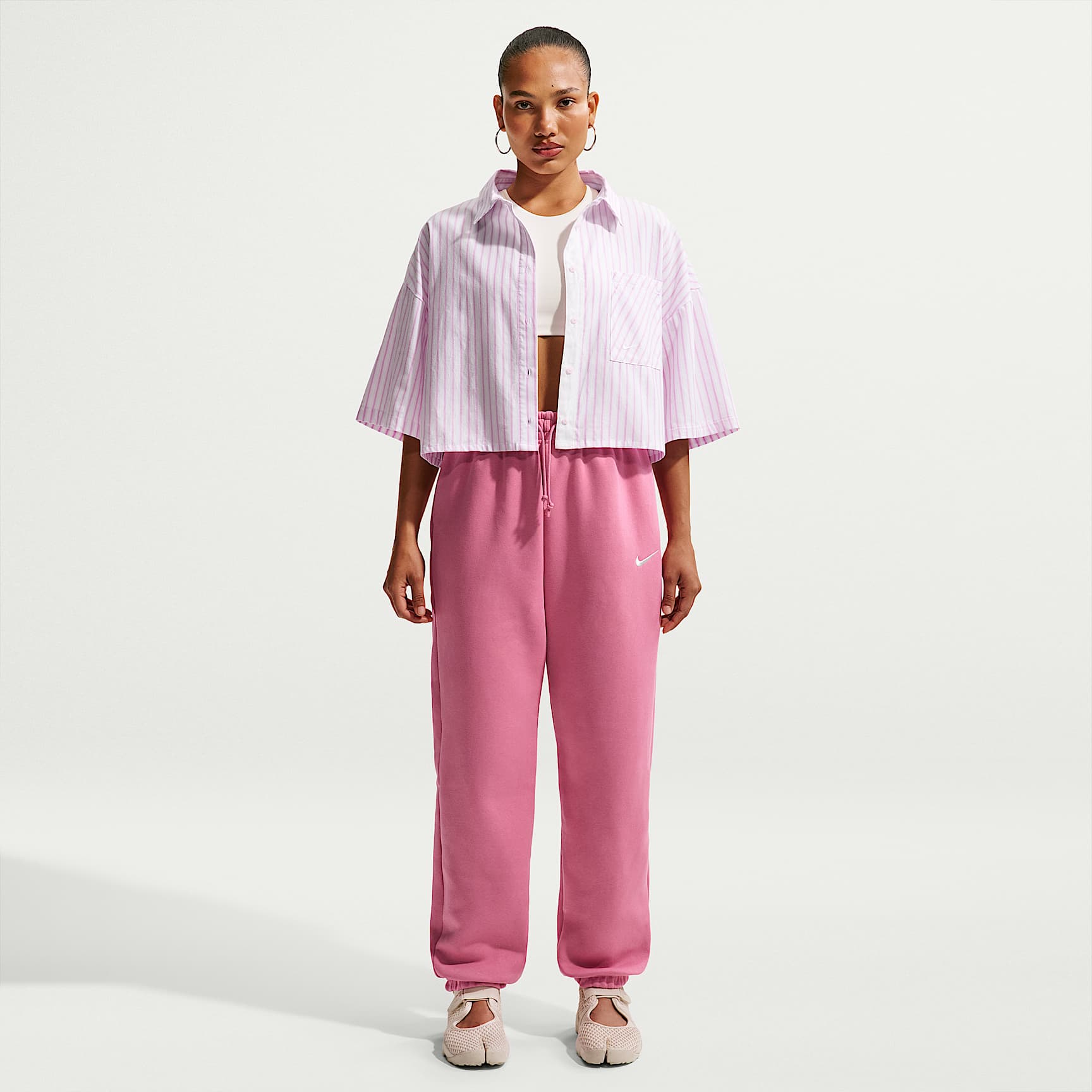 Nike Sportswear Phoenix Fleece Women's High-Waisted Oversized Tracksuit Bottoms