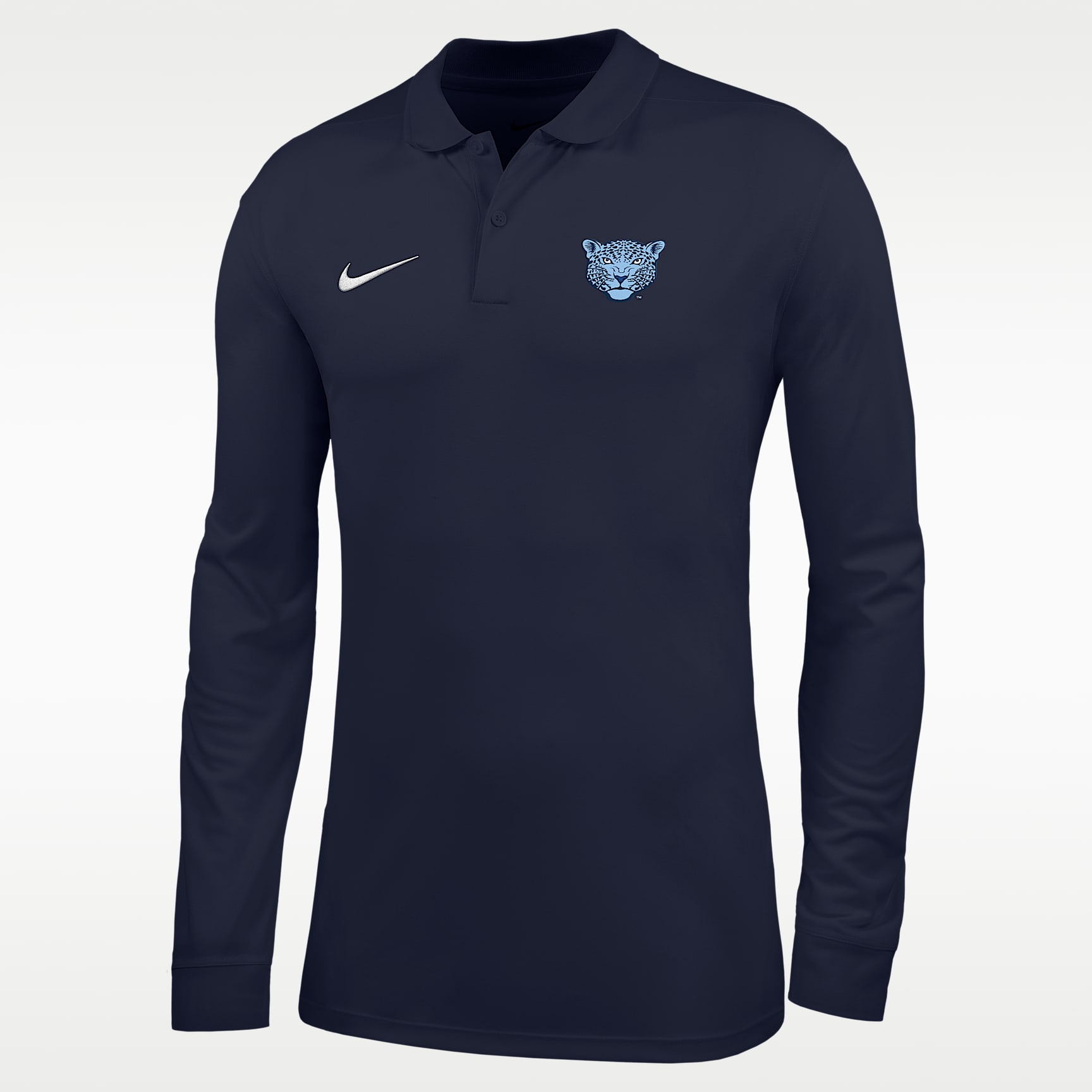 Nike College (Spelman College) Men's Dri-FIT Long-Sleeve Polo