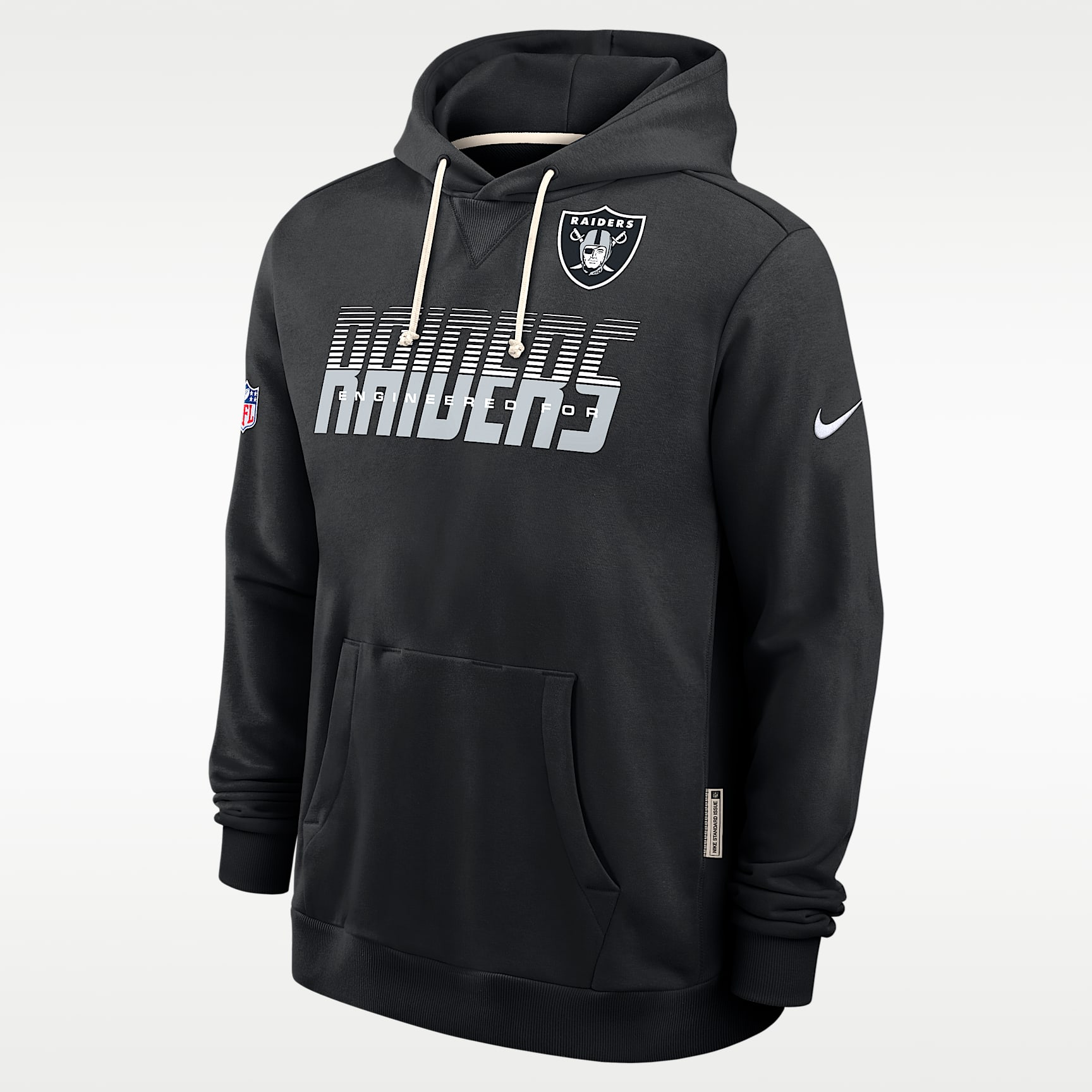 Las Vegas Raiders Sideline Standard Issue Men's Nike Dri-FIT NFL Pullover Hoodie