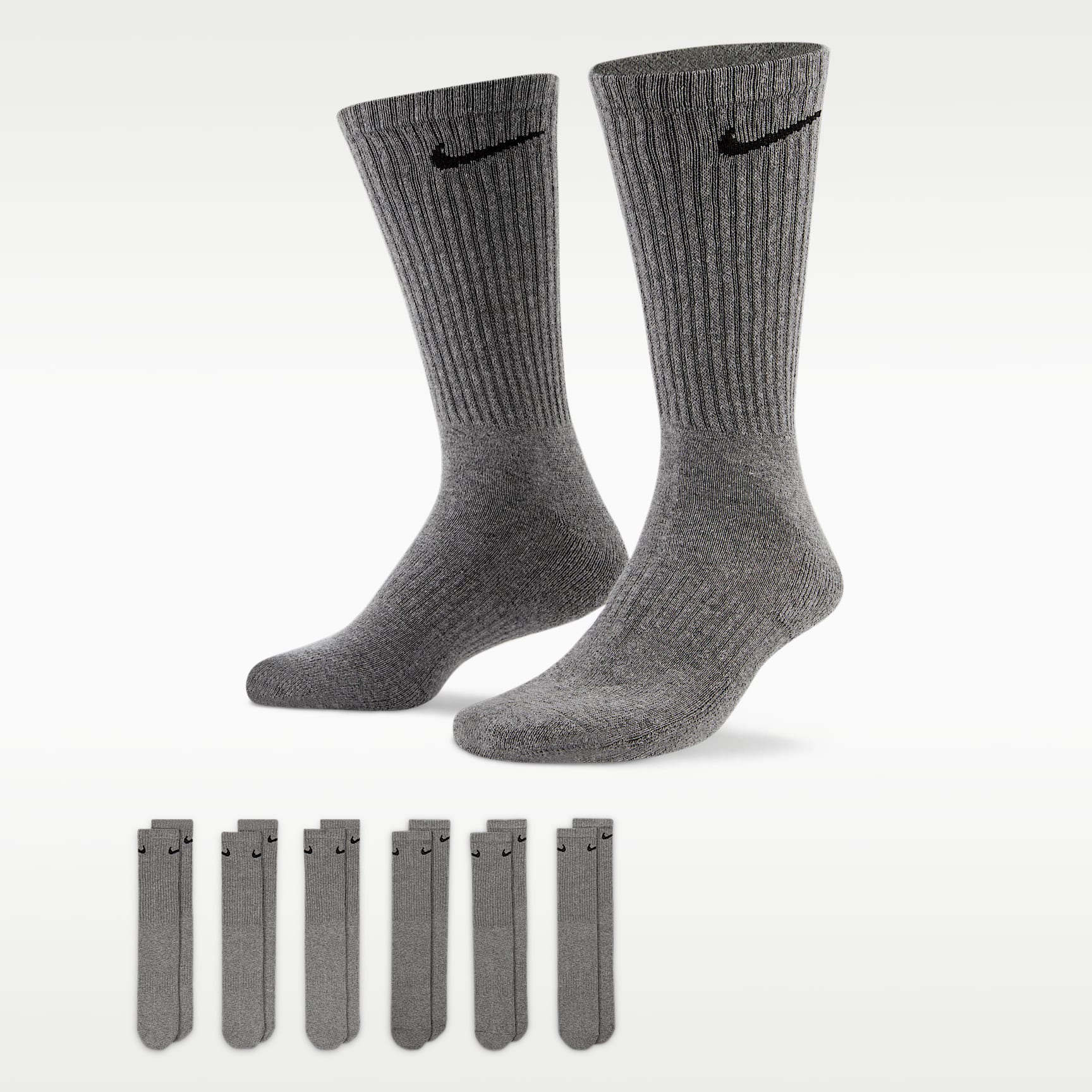 Nike Everyday Cushioned Calcetines largos de entrenamiento (6 pares)