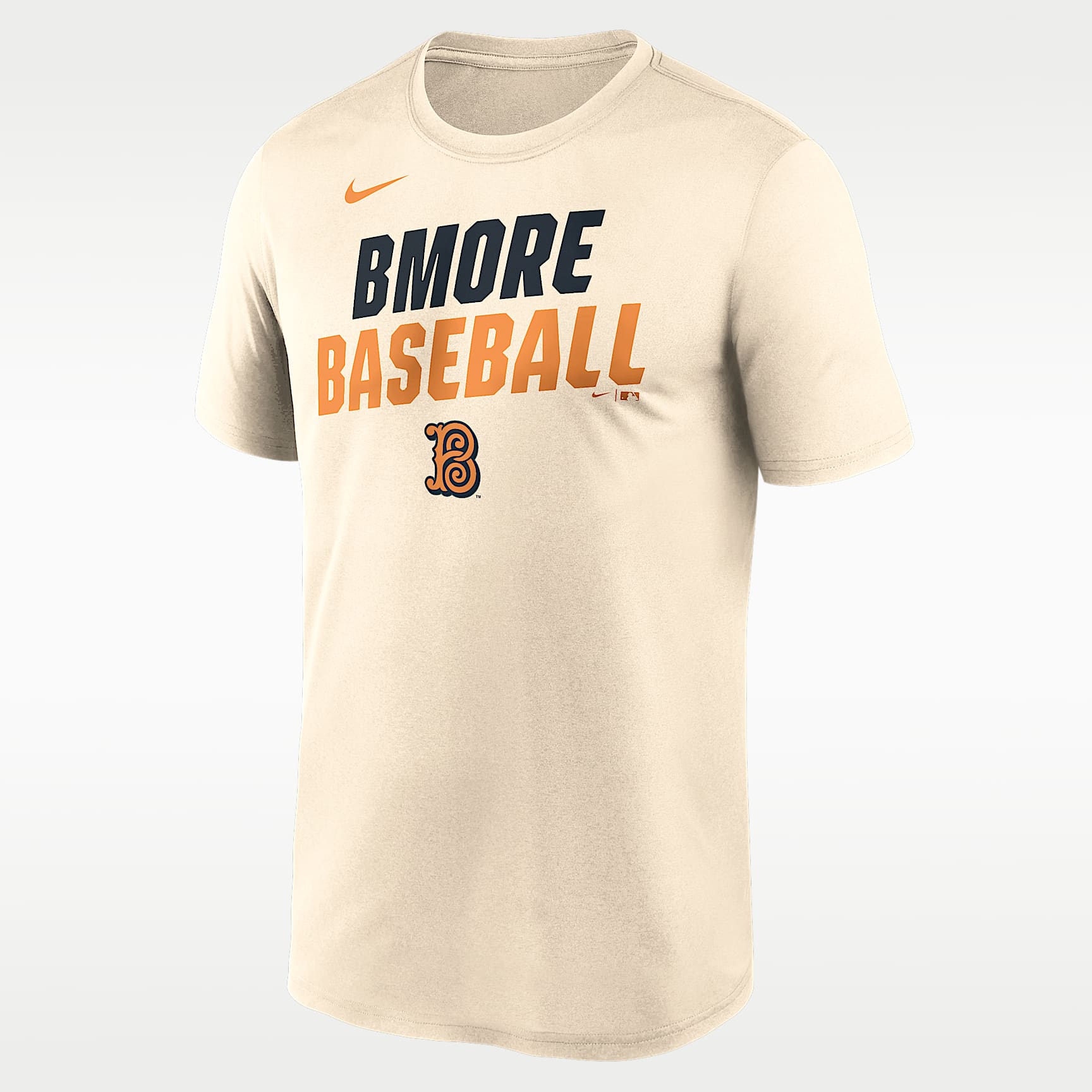 Baltimore Orioles City Connect Team Phrase Script Men's Nike Dri-FIT MLB T-Shirt
