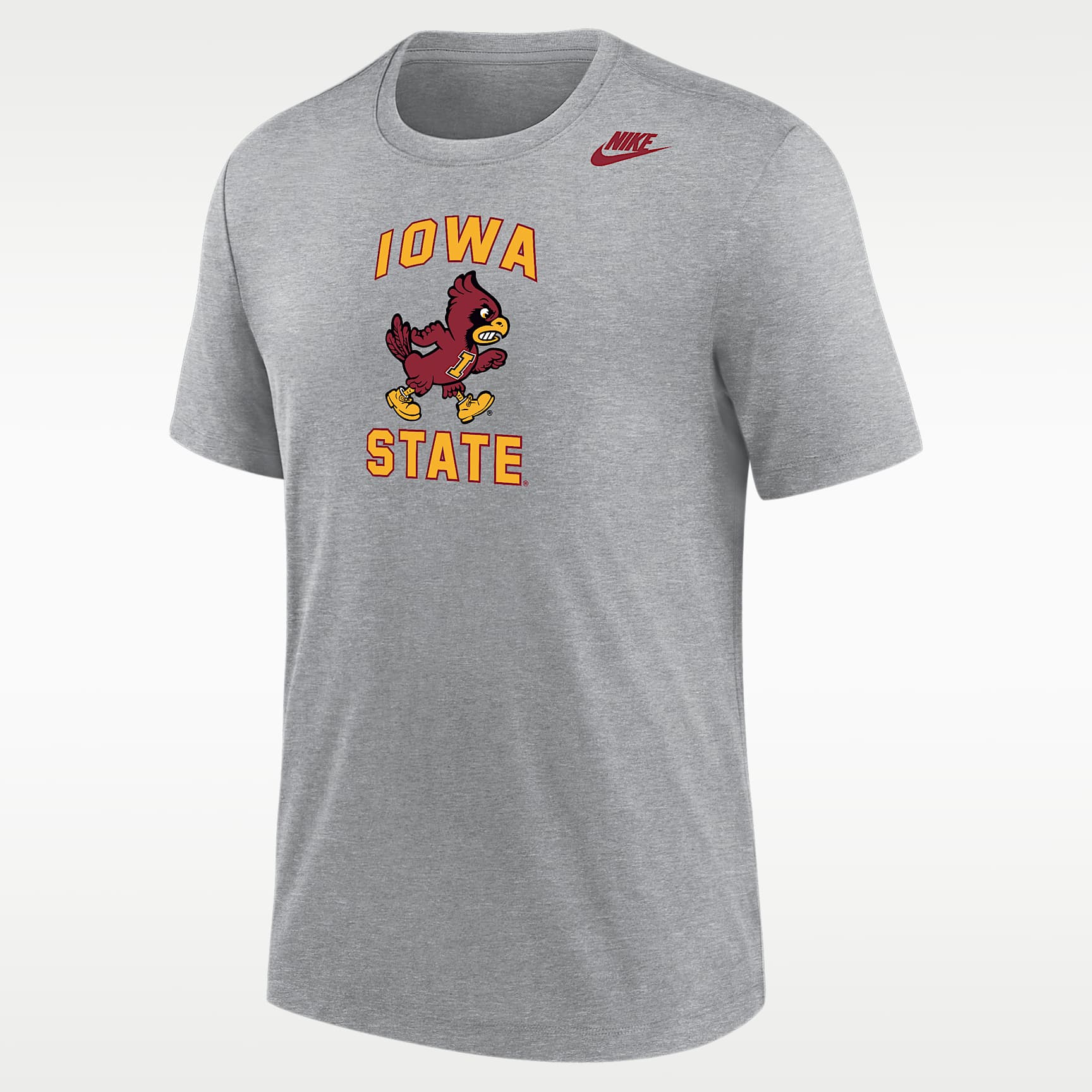 Playera de futbol americano Nike Tri-blend para hombre Iowa State Cyclones