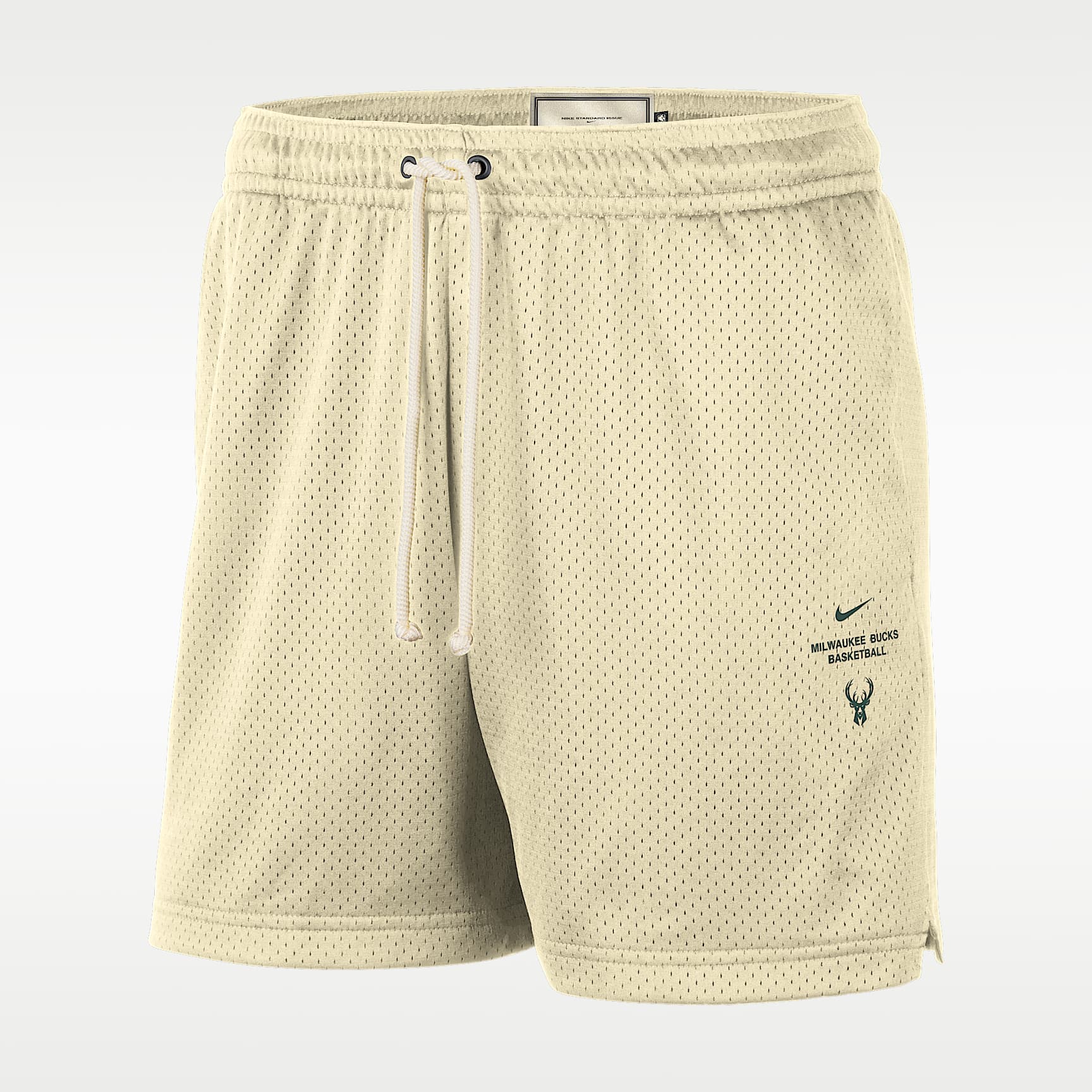 Short de basket en mesh Dri-FIT 13 cm Milwaukee Bucks Standard Issue pour homme