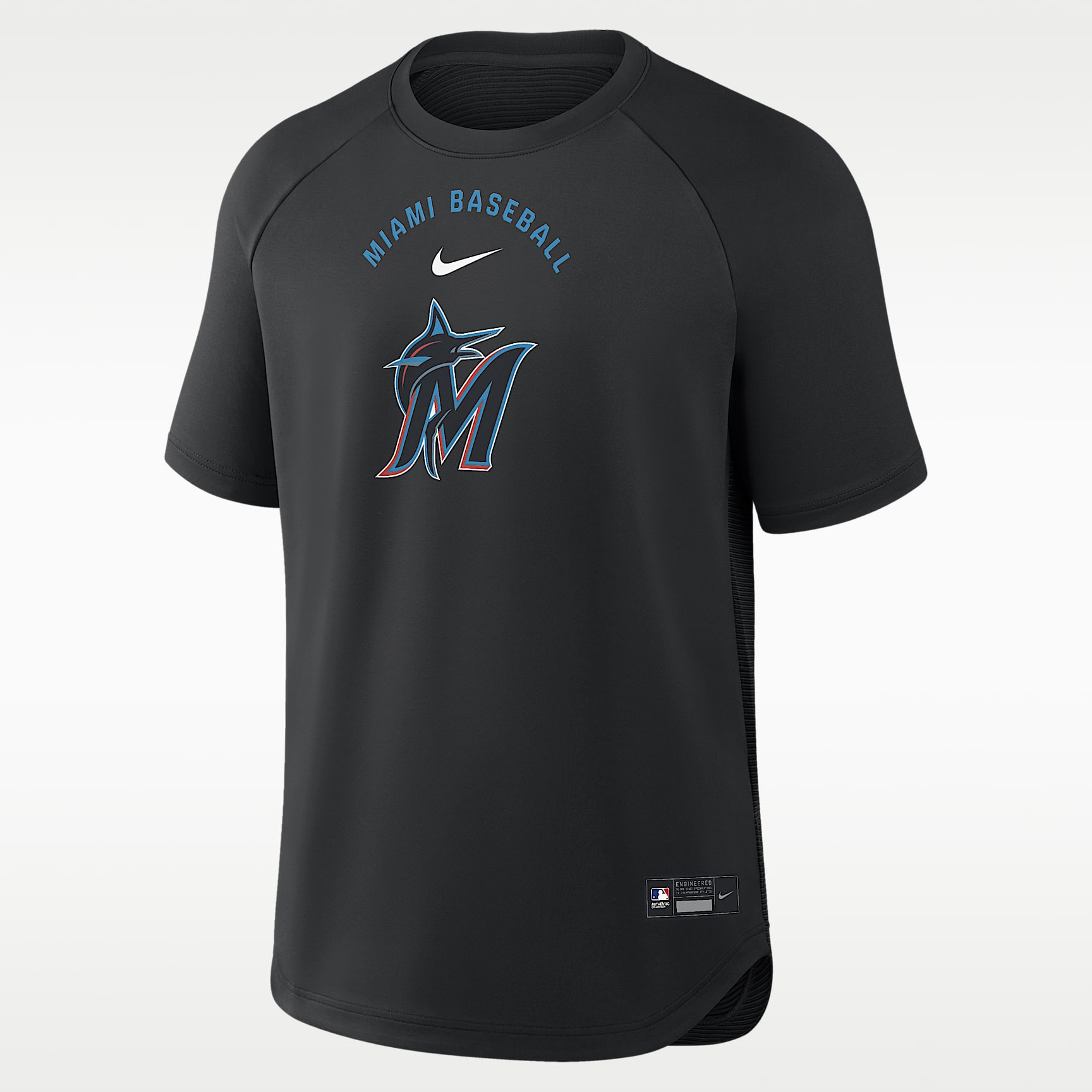 Miami Marlins Authentic Collection Batting Practice Pregame Men's Nike Dri-FIT MLB Top