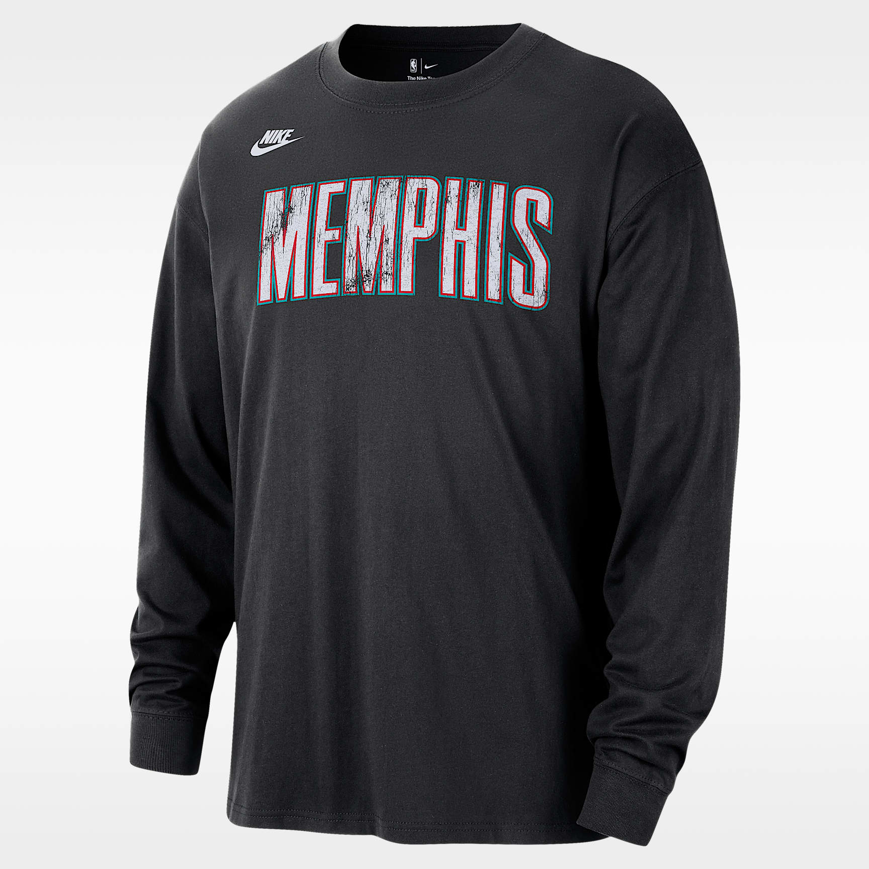 Memphis Grizzlies Hardwood Classic Essential Men's Nike NBA Long-Sleeve T-Shirt