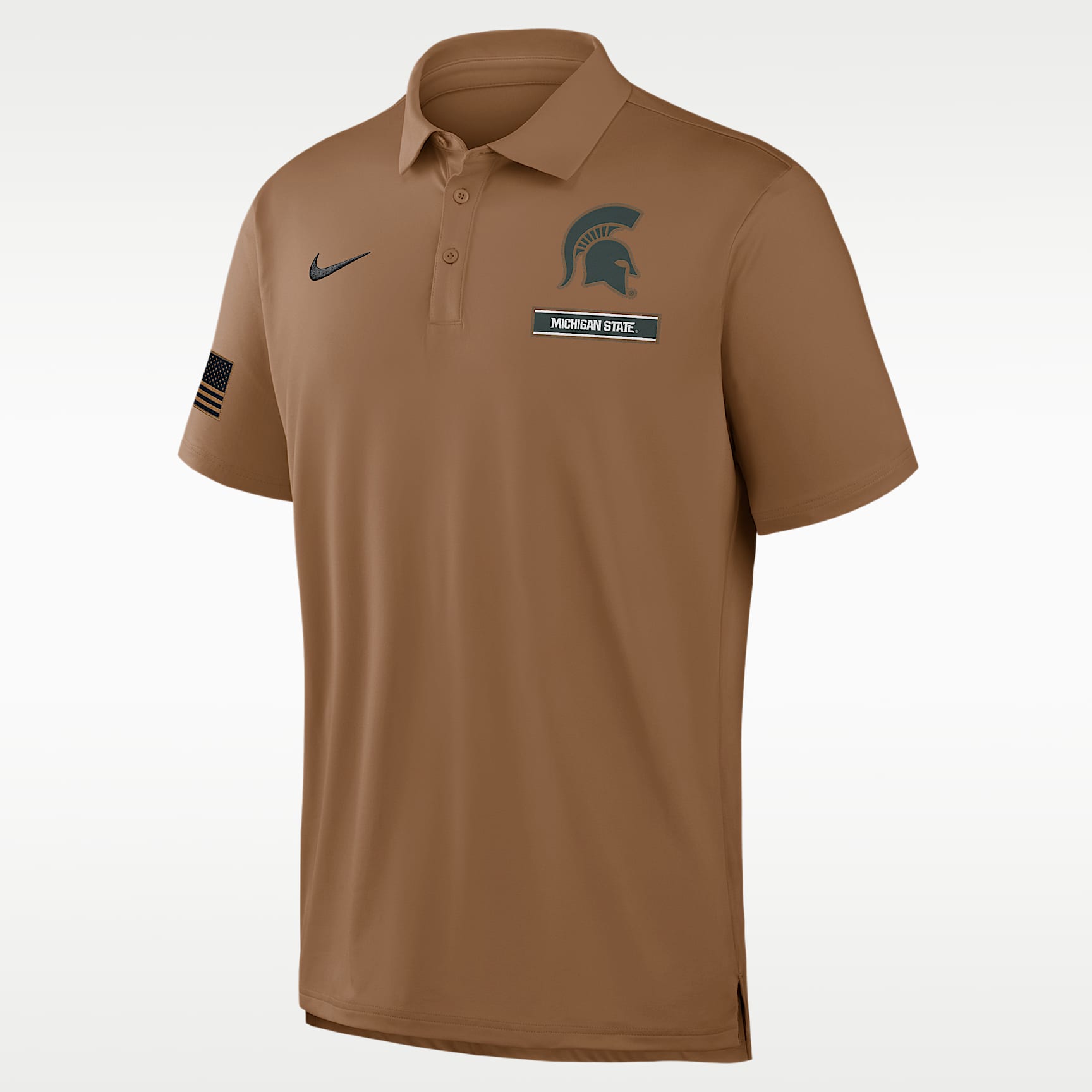 Medic Ranks In Army Michigan State Military Appreciation Men's Nike Dri-FIT College Polo ...