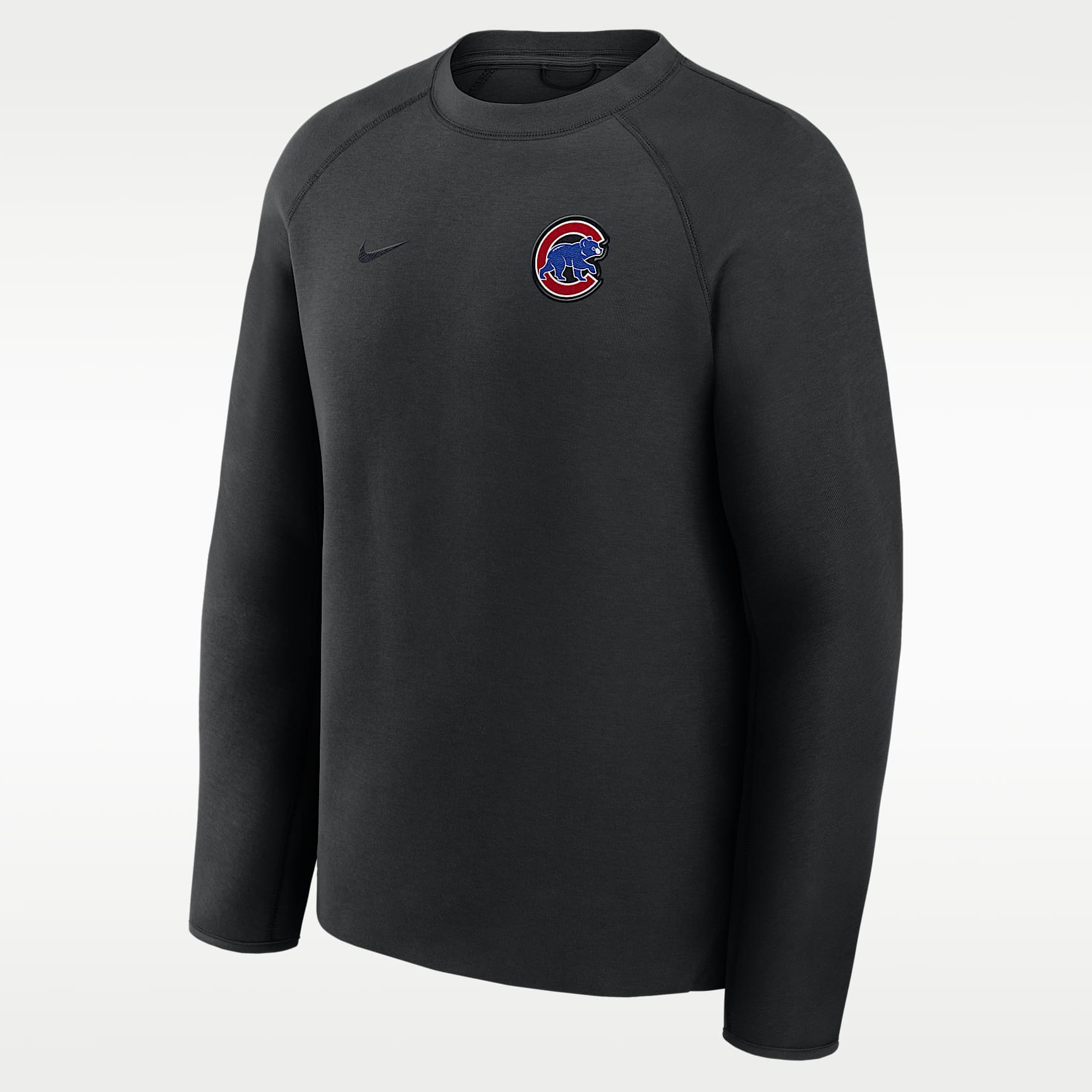 Sudadera de cuello redondo sin cierre Nike de la MLB para hombre Chicago Cubs Tech Fleece