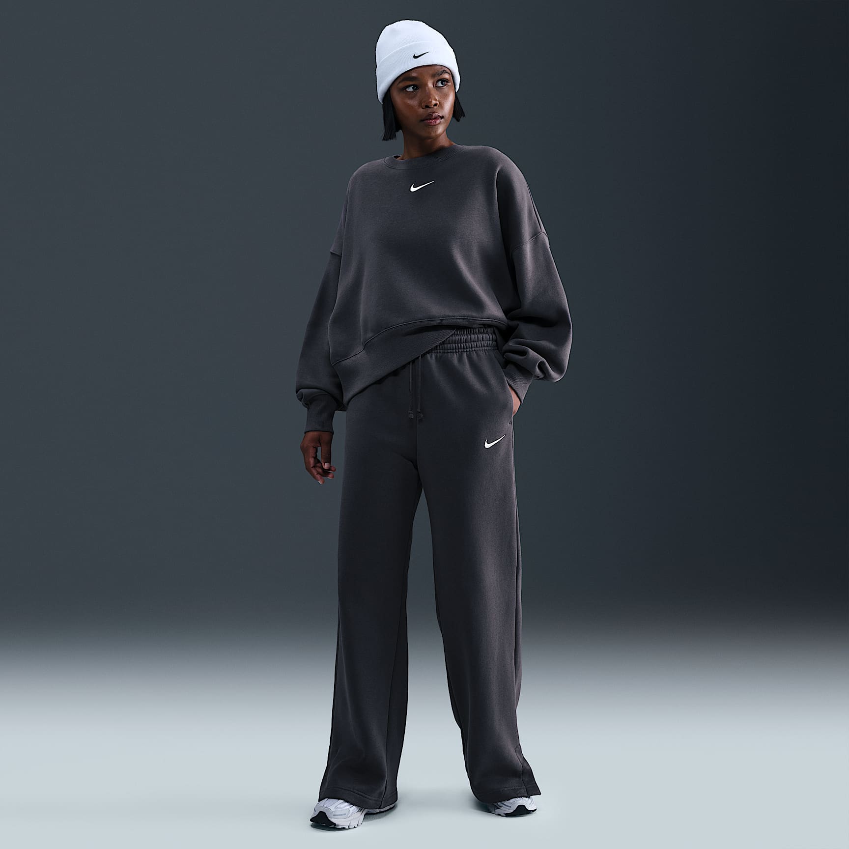 Nike Sportswear Phoenix Fleece Women's High-Waisted Wide-Leg Pants