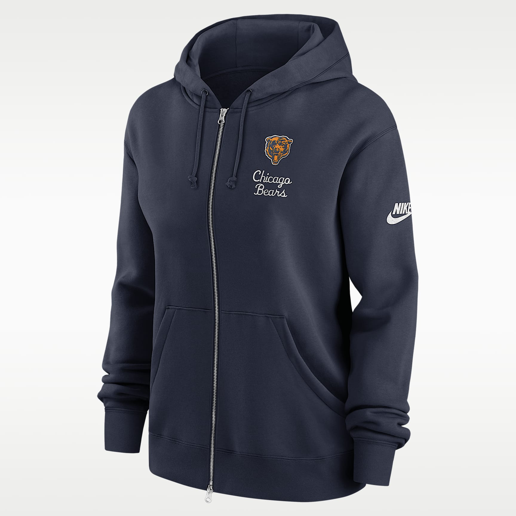 Chicago Bears Phoenix Rewind Women's Nike NFL Full-Zip Hoodie