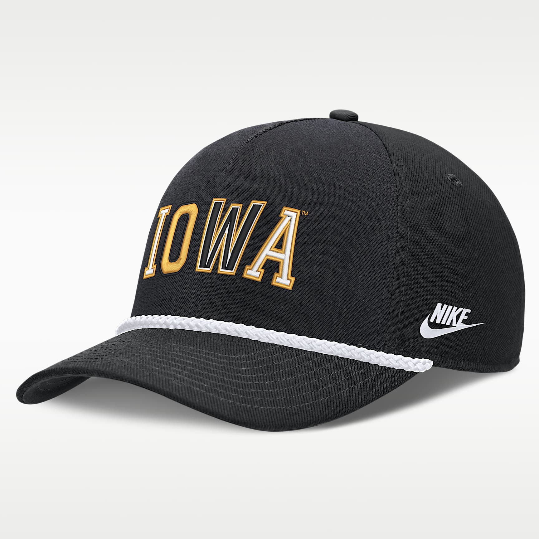 Iowa Legacy Basketball Rope Rise Men's Nike College Adjustable Hat
