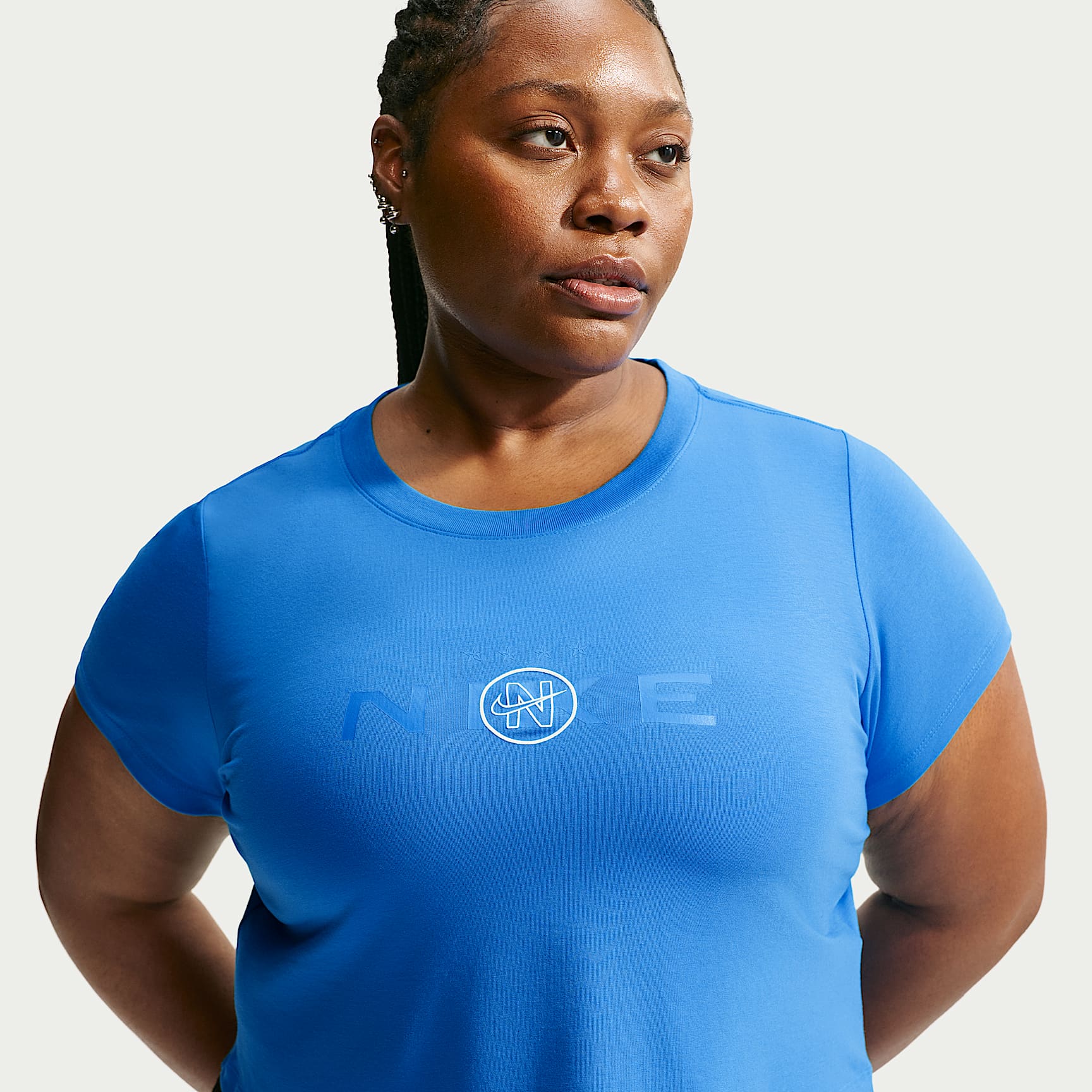 Nike Sportswear Chill Knit Women's Slim Cropped T-Shirt (Plus Size)