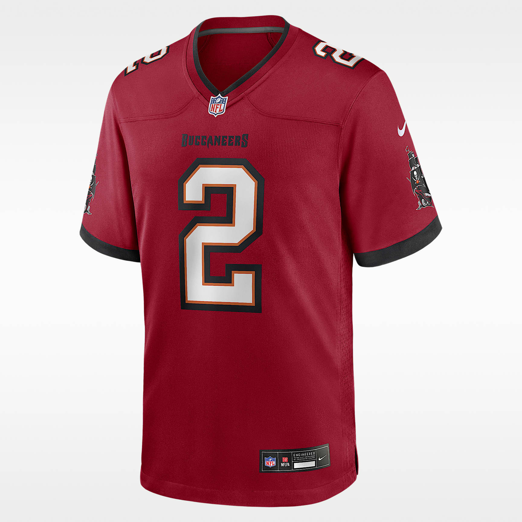 Jersey Nike de la NFL Game para hombre de Emeka Egbuka de los Tampa Bay Buccaneers