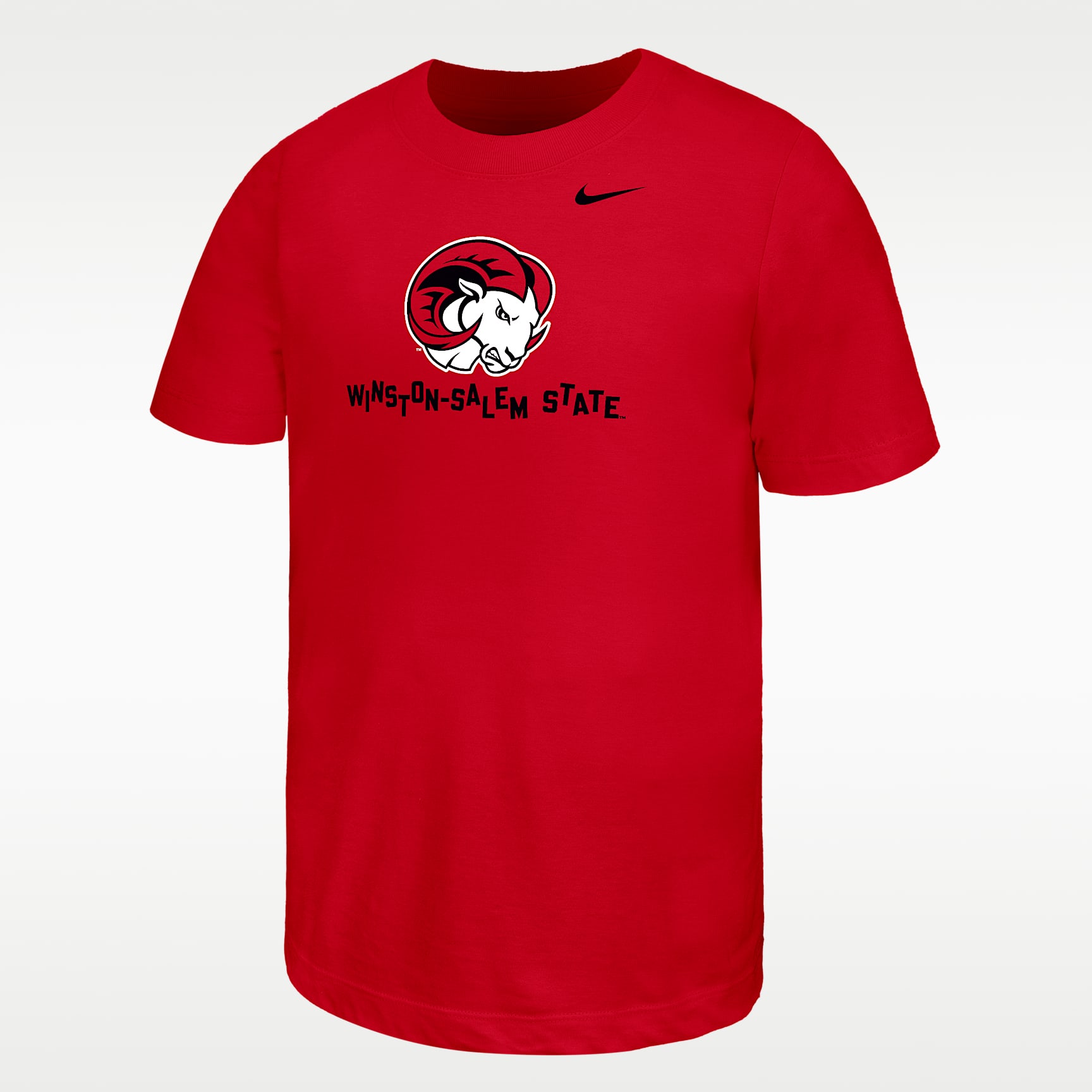Playera de manga corta para niños talla grande Nike College (Winston-Salem State)